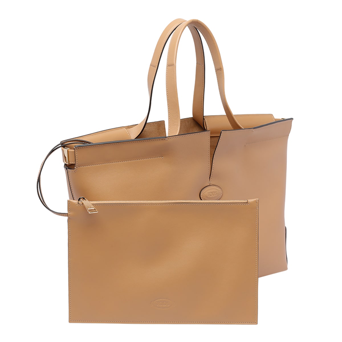 Tod's Tods Di Bag Folio Small-medium Bag In Sand
