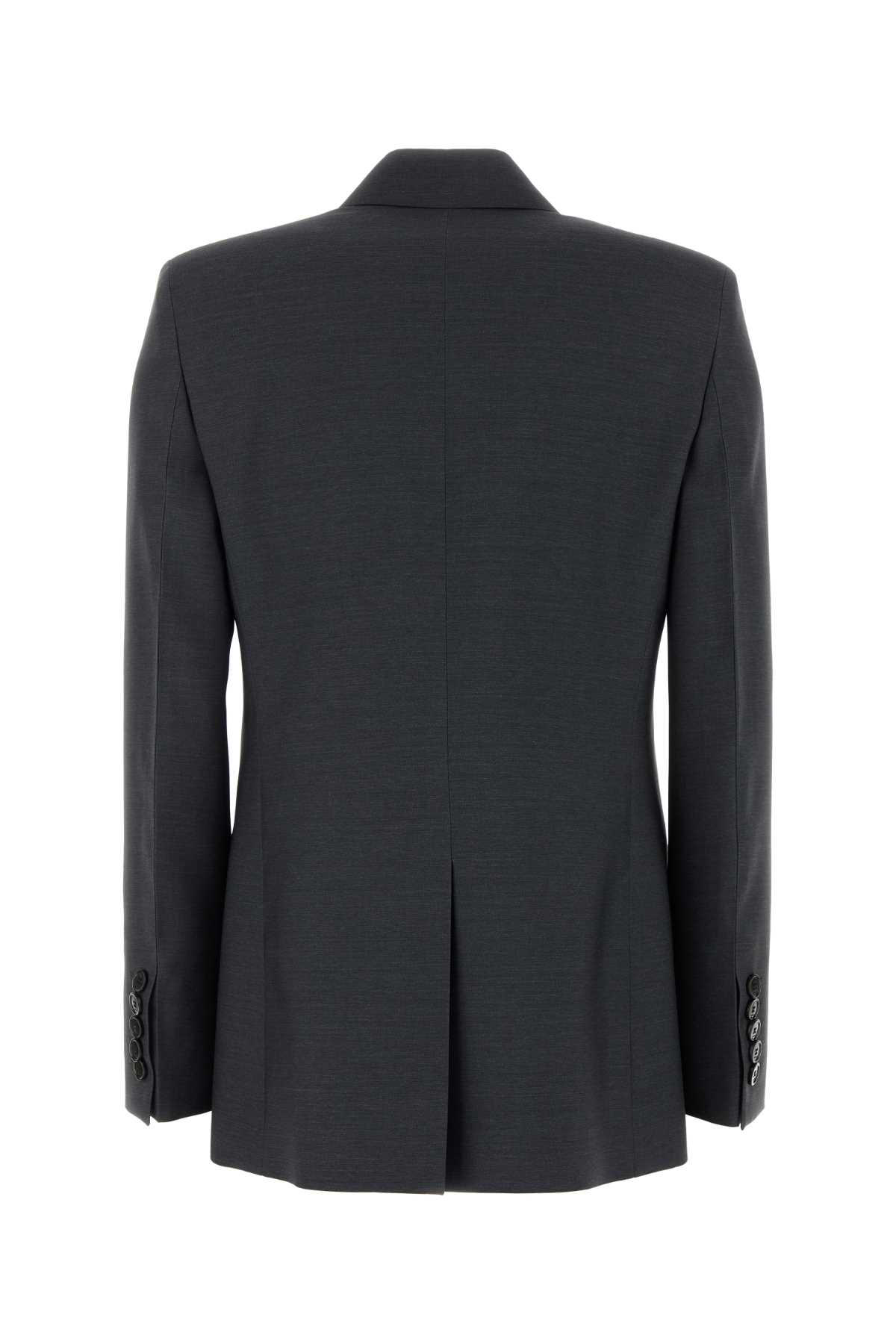 Gucci Wool Blazer Double-breasted Design In Mediumgrey