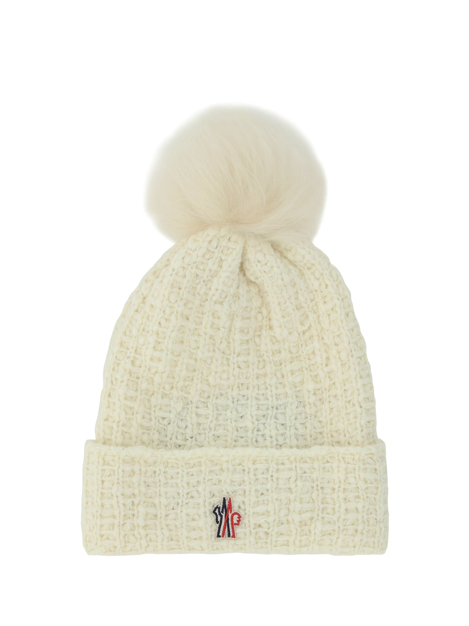 Moncler Beanie Hat In Natural