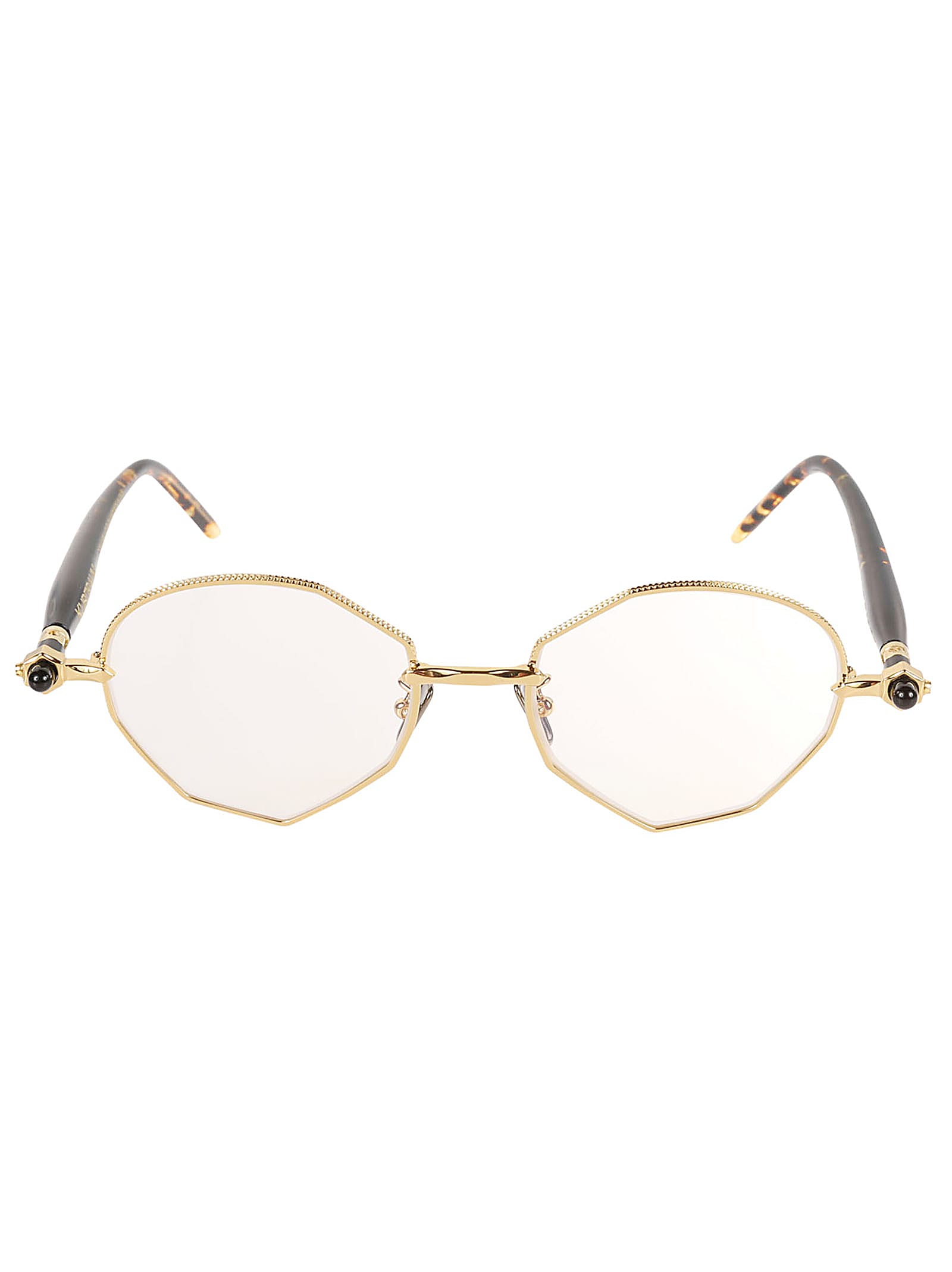 Shop Kuboraum P71 Glasses In Gold