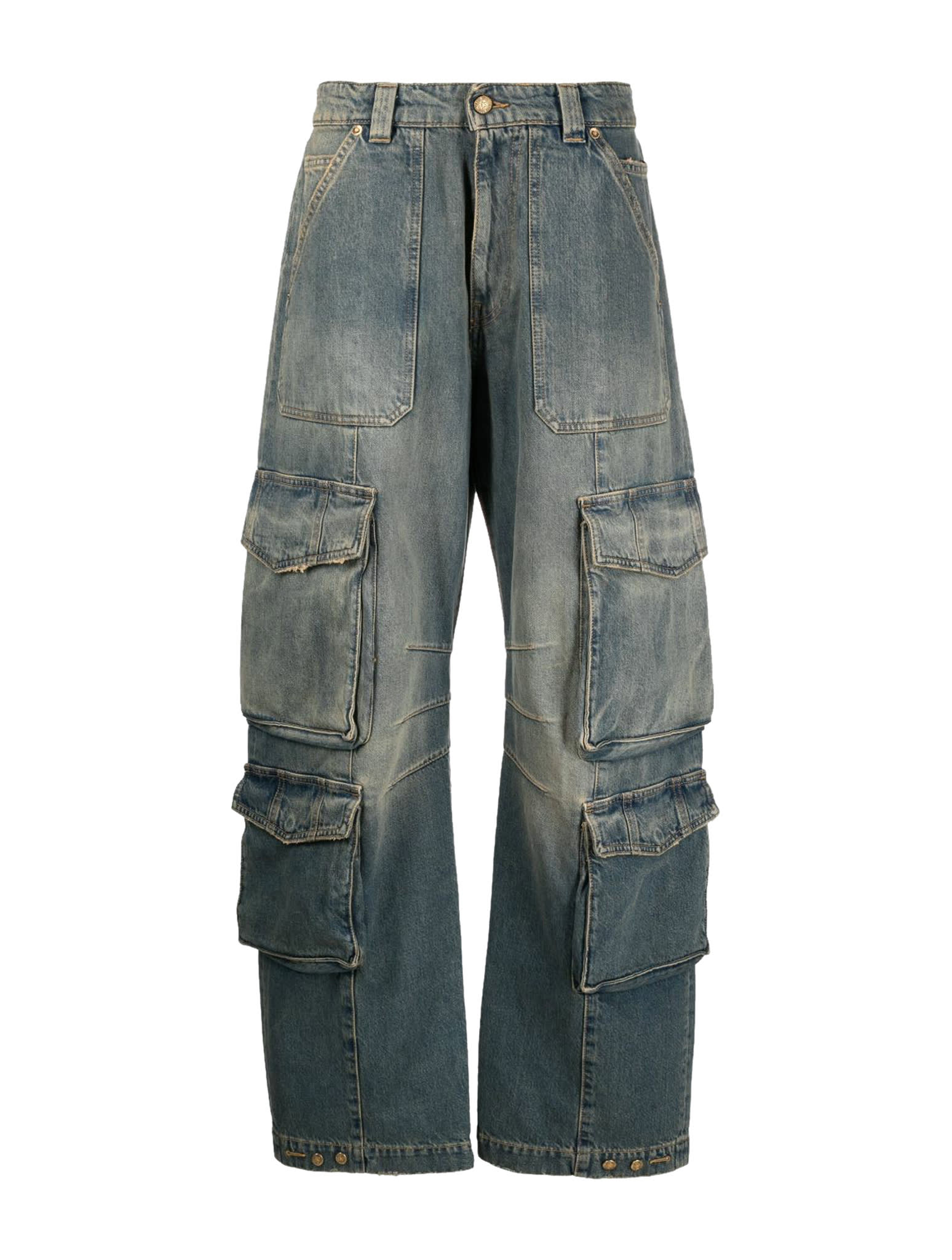 Shop Golden Goose Cargo Jeans In Blue