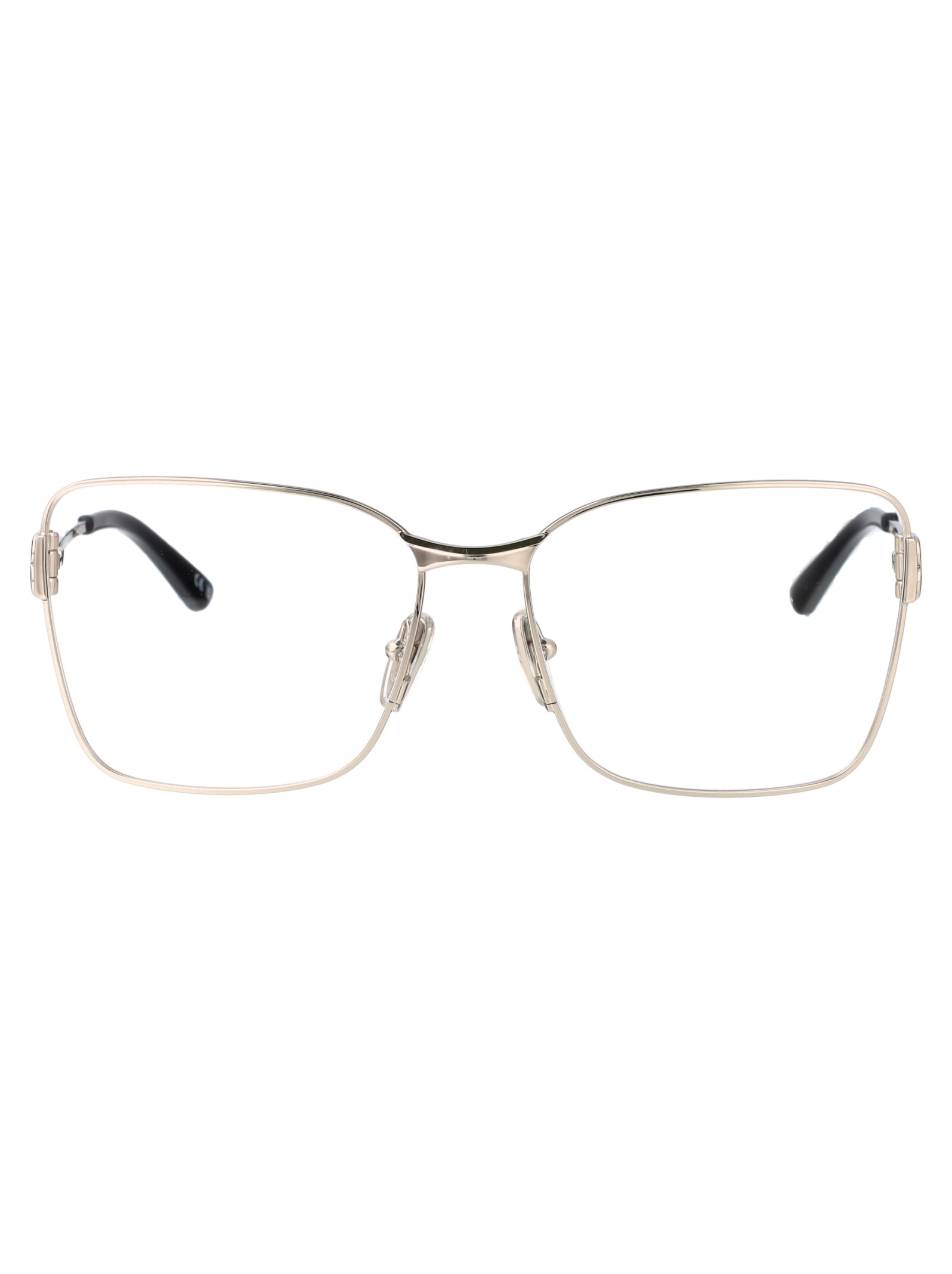 Shop Balenciaga Bb0339o Glasses In 002 Silver Silver Transparent