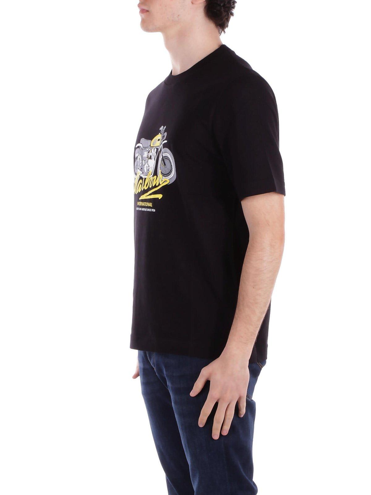 BARBOUR GRAPHIC-PRINTED CREWNECK T-SHIRT