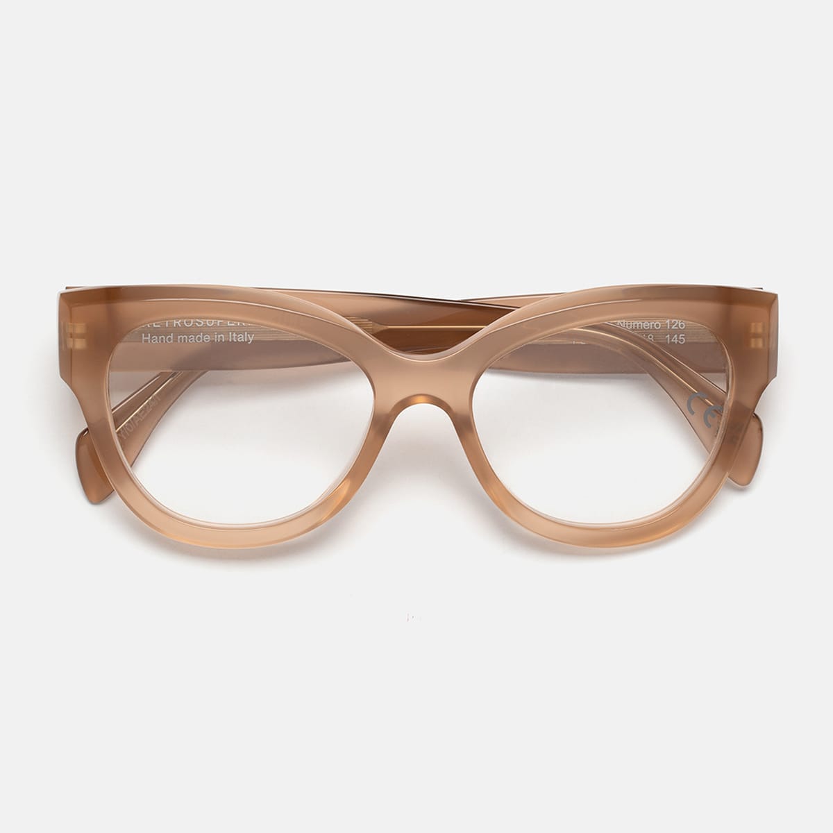 Numero 126 Brown Caramel Glasses