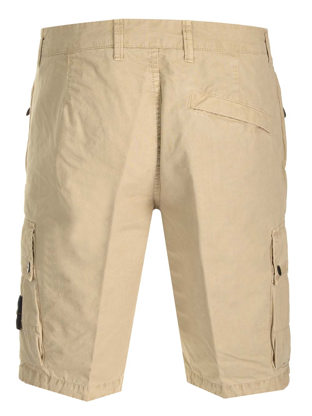 Shop Stone Island Slim Fit Shorts Pants In Sabbia