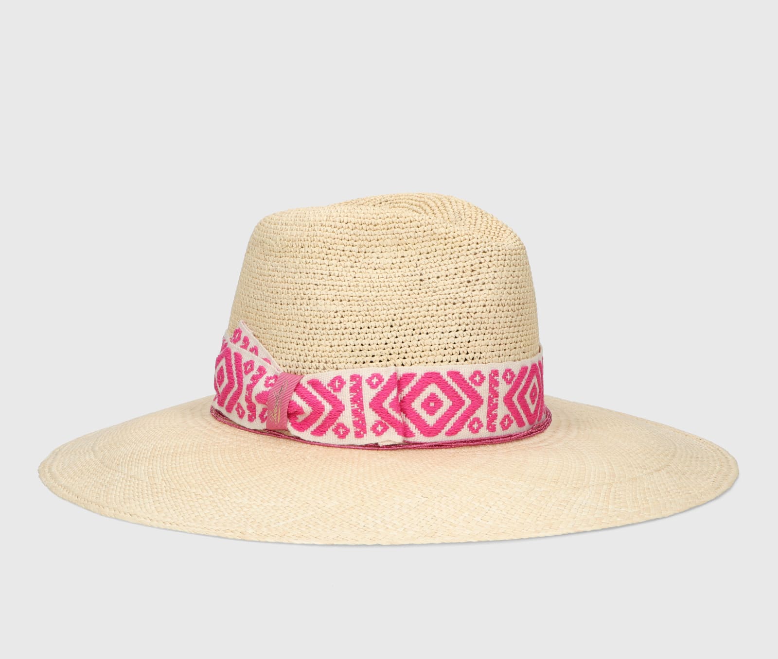 Sophie Panama Semicrochet Patterned Hatband