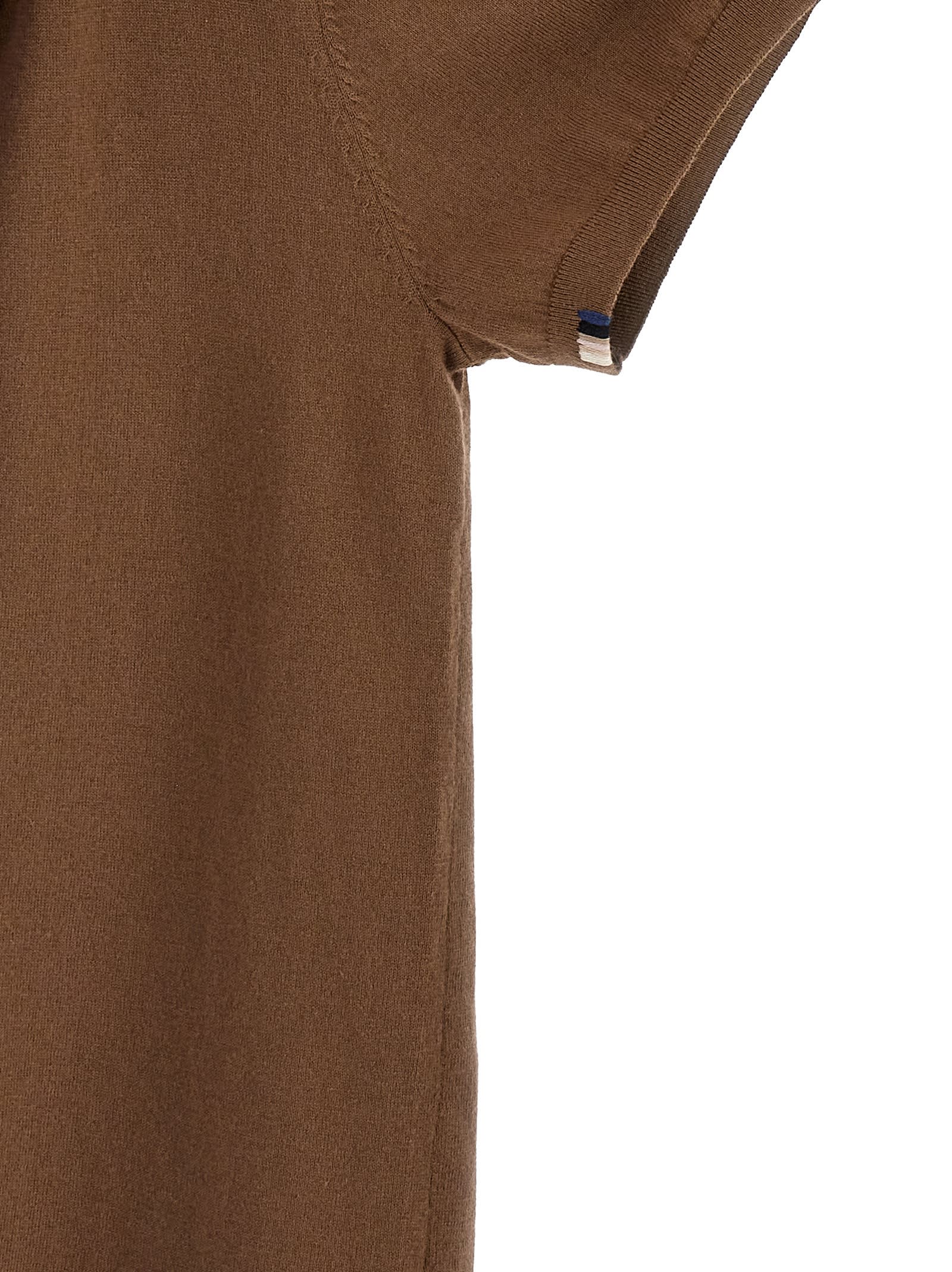 Shop Extreme Cashmere N°352 Avenue Polo Shirt In Brown