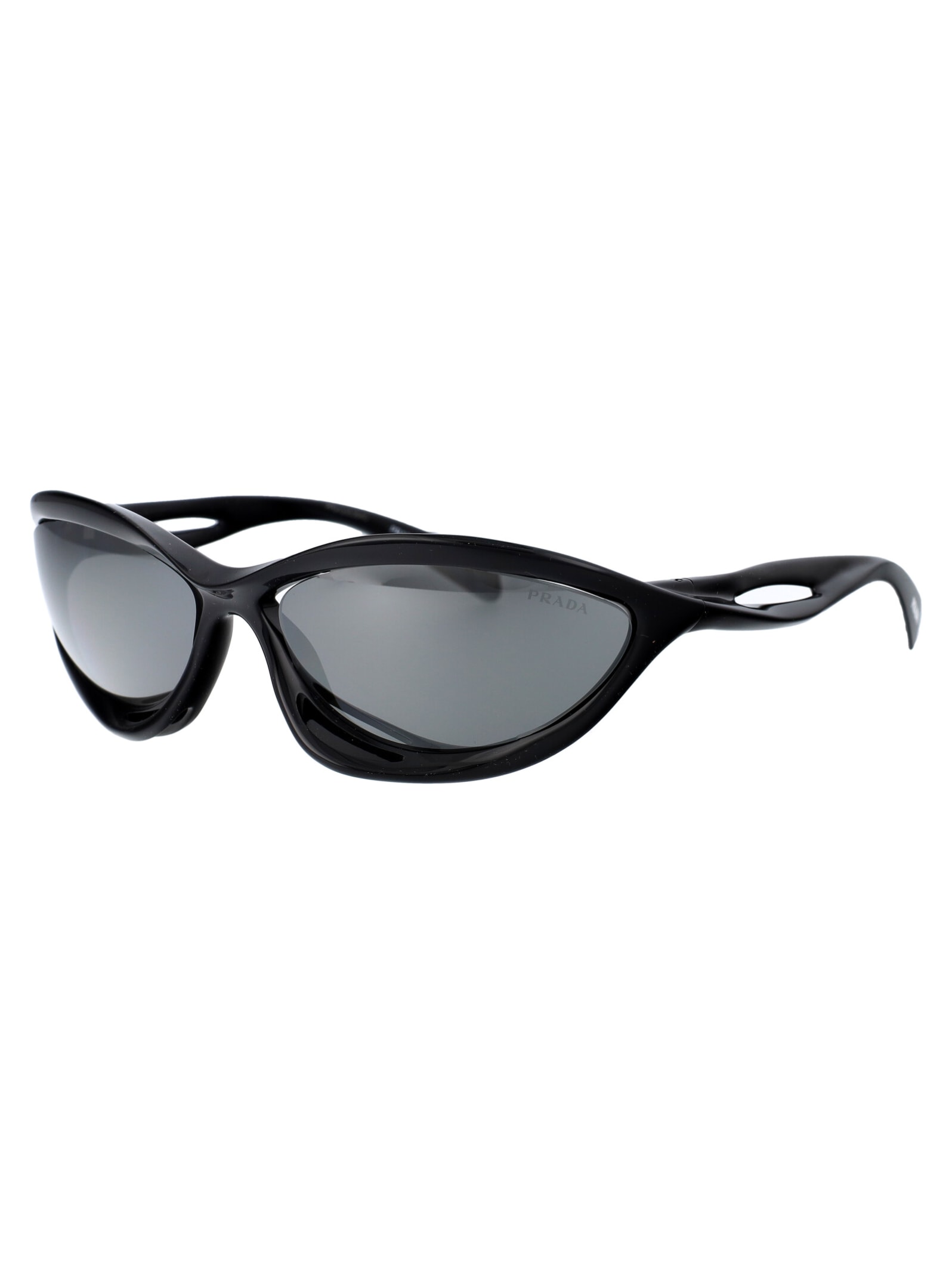 Shop Prada 0pr A26s Sunglasses In 1ab60g Black