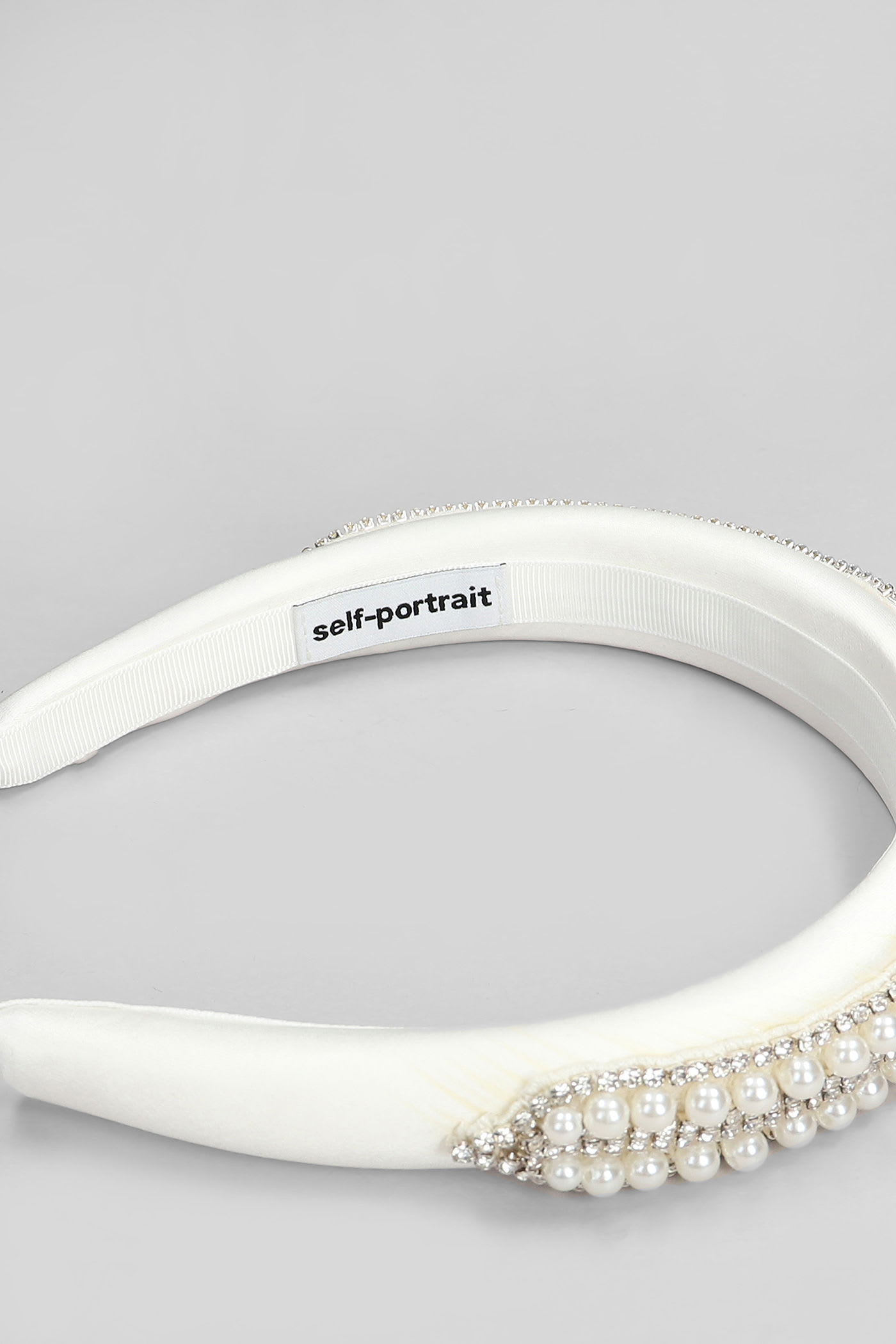 Self-portrait Hairs In White Polyester In White