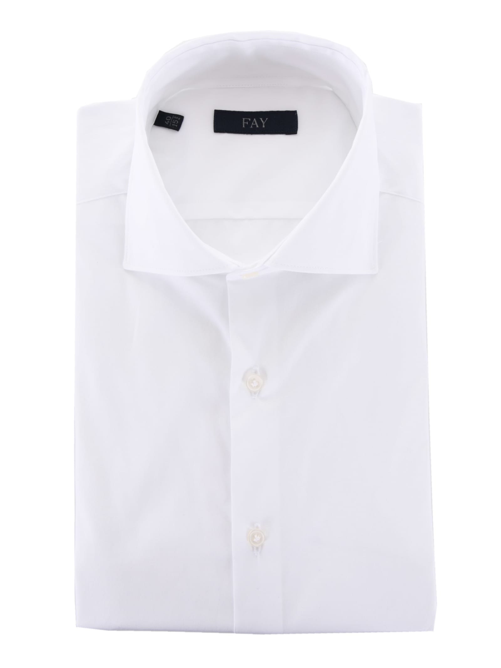 Shop Fay Shirt In Bianco