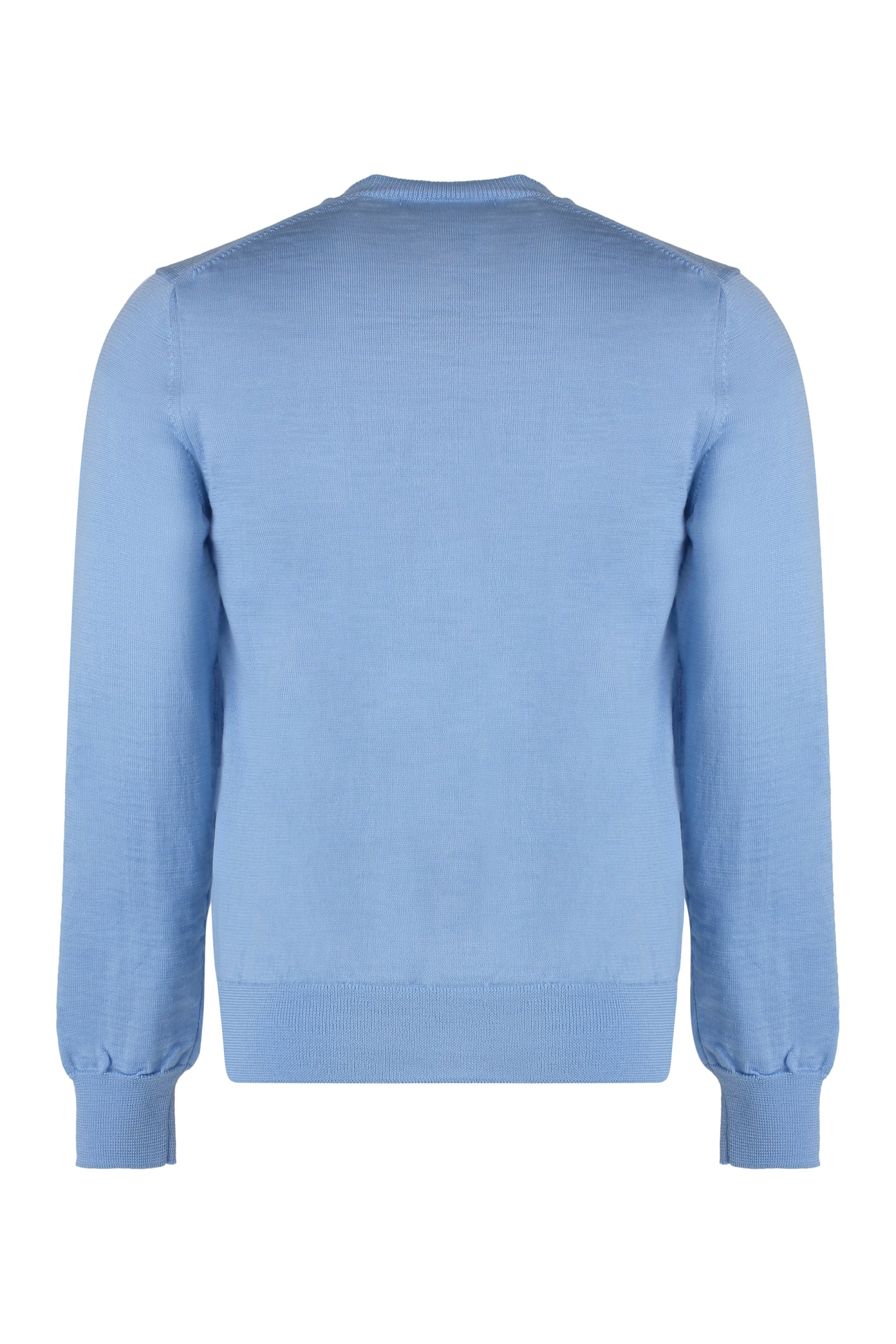 Shop Comme Des Garçons Shirt X Disney - Long Sleeve Crew-neck Sweater In Blue