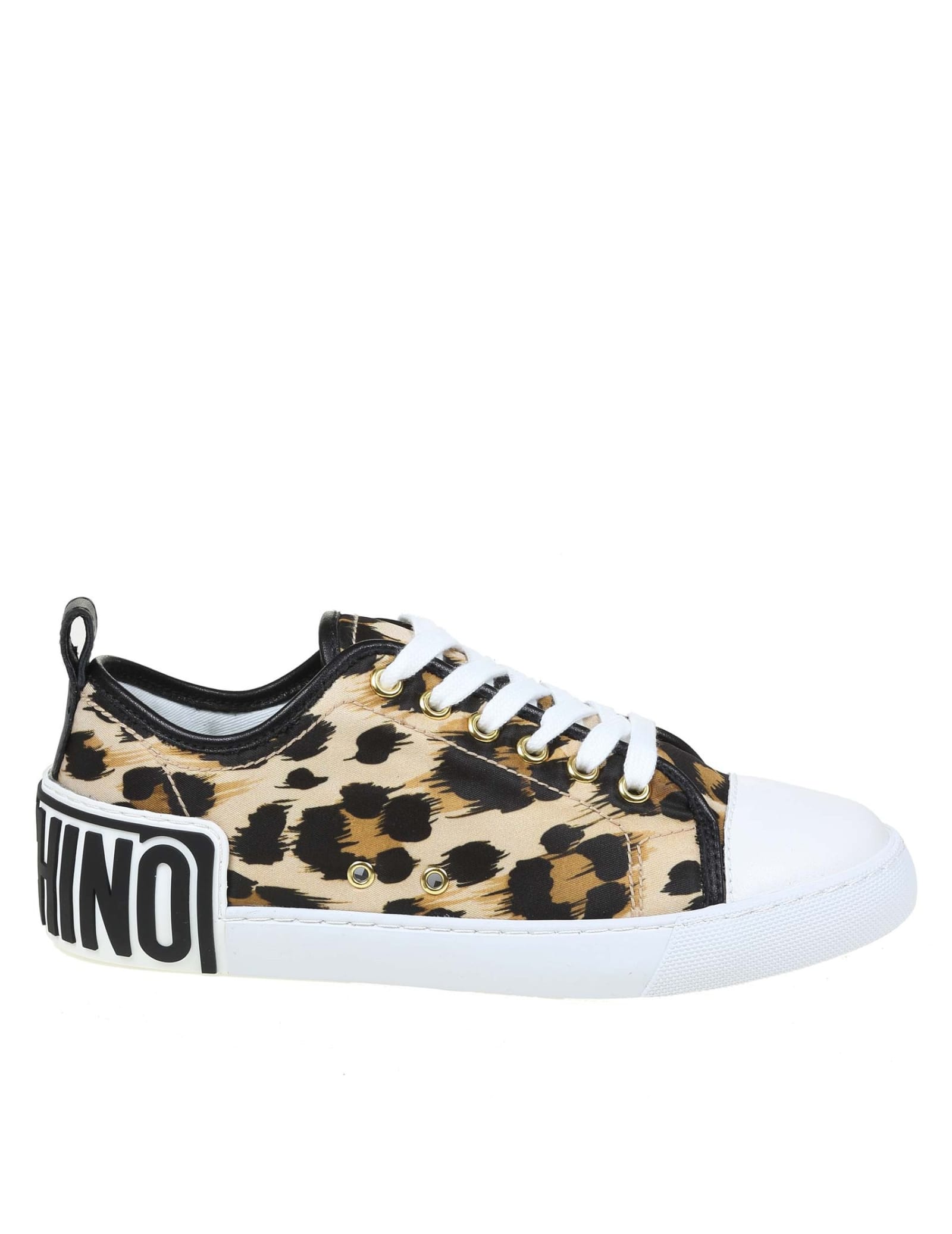 Moschino Sneakers With Spotted Print