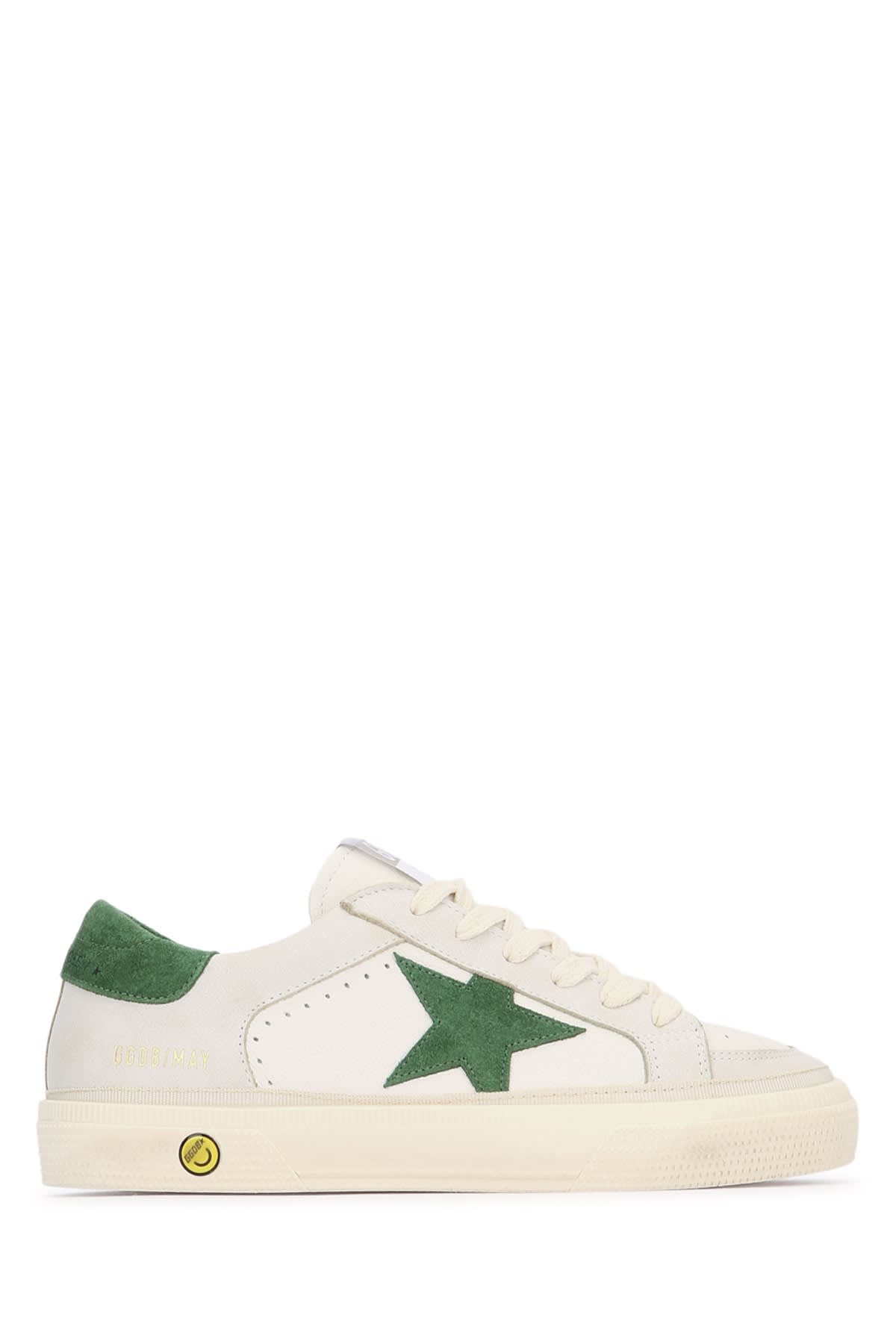 Golden Goose Lace-up Low-top Sneakers In White