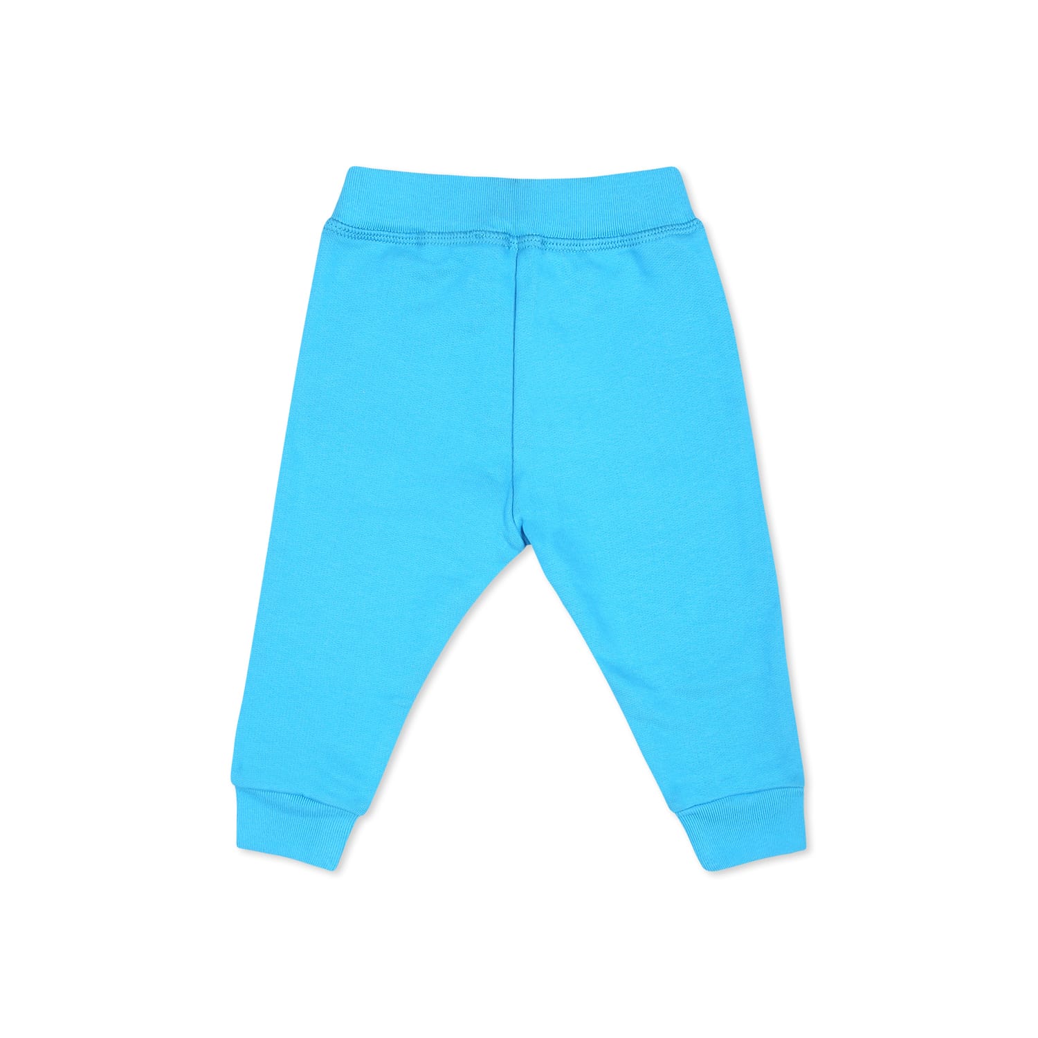 Shop Dsquared2 Light Blue Trousers For Baby Boy With Logo