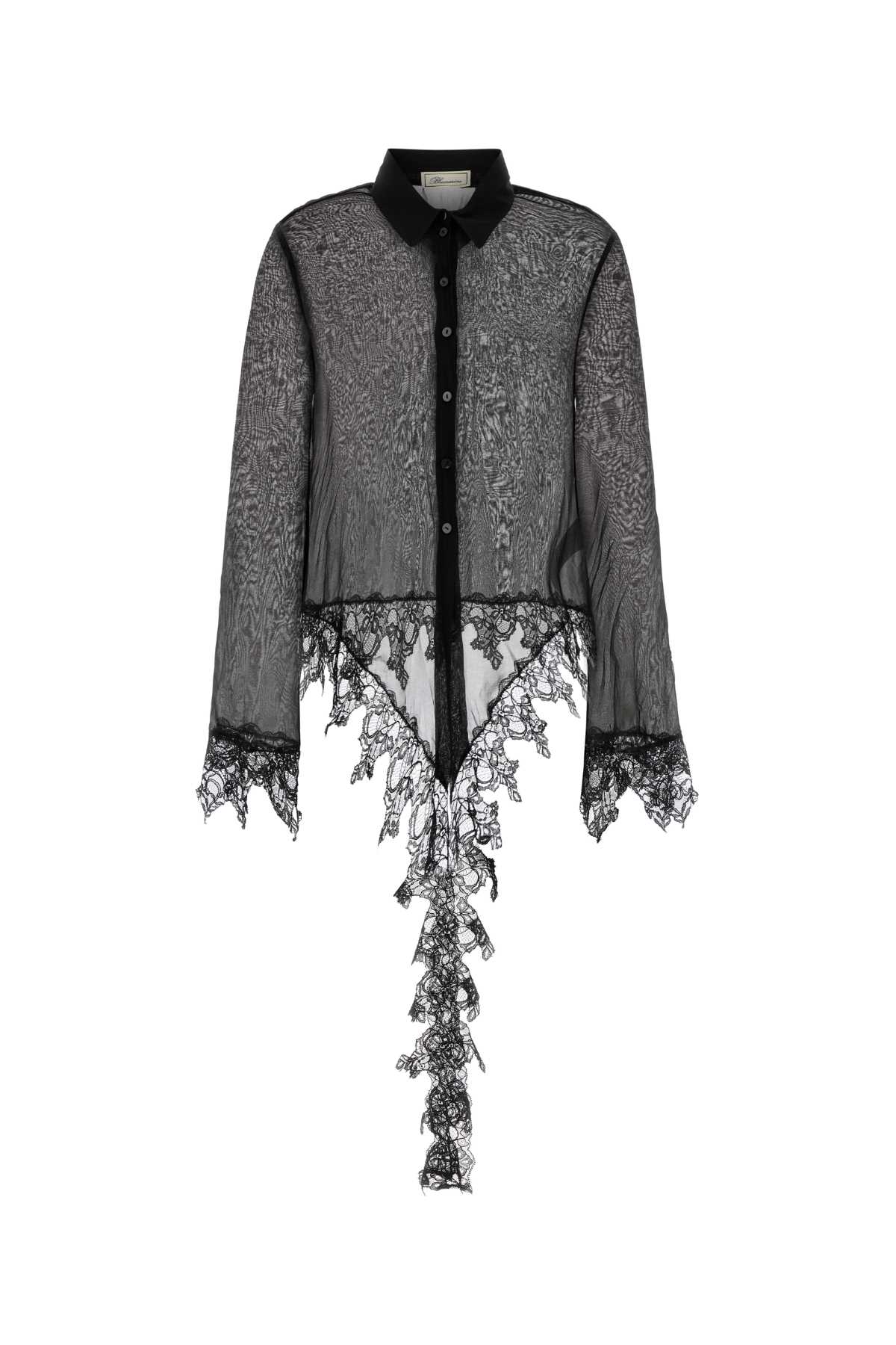 Black Chiffon Shirt