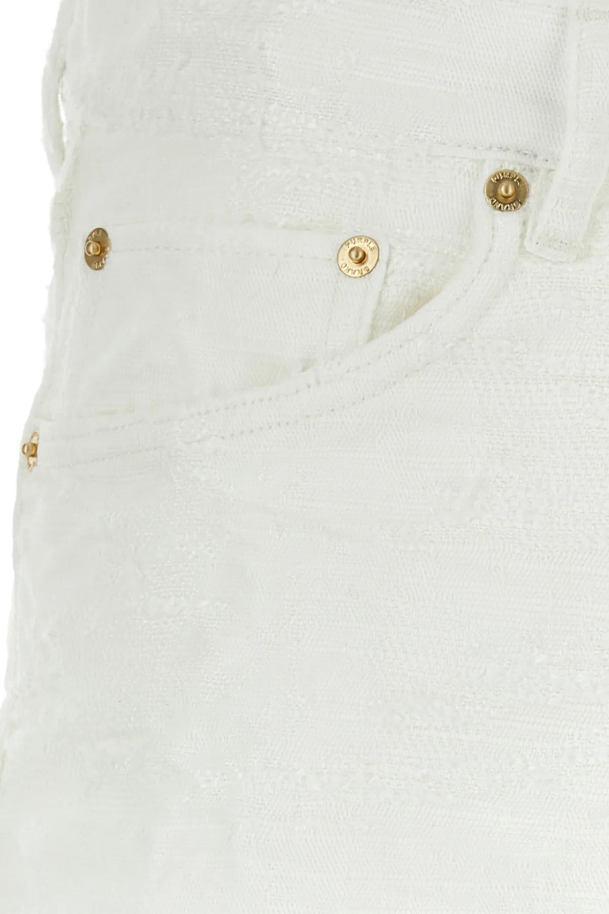 Shop Purple Brand White Denim Jeans