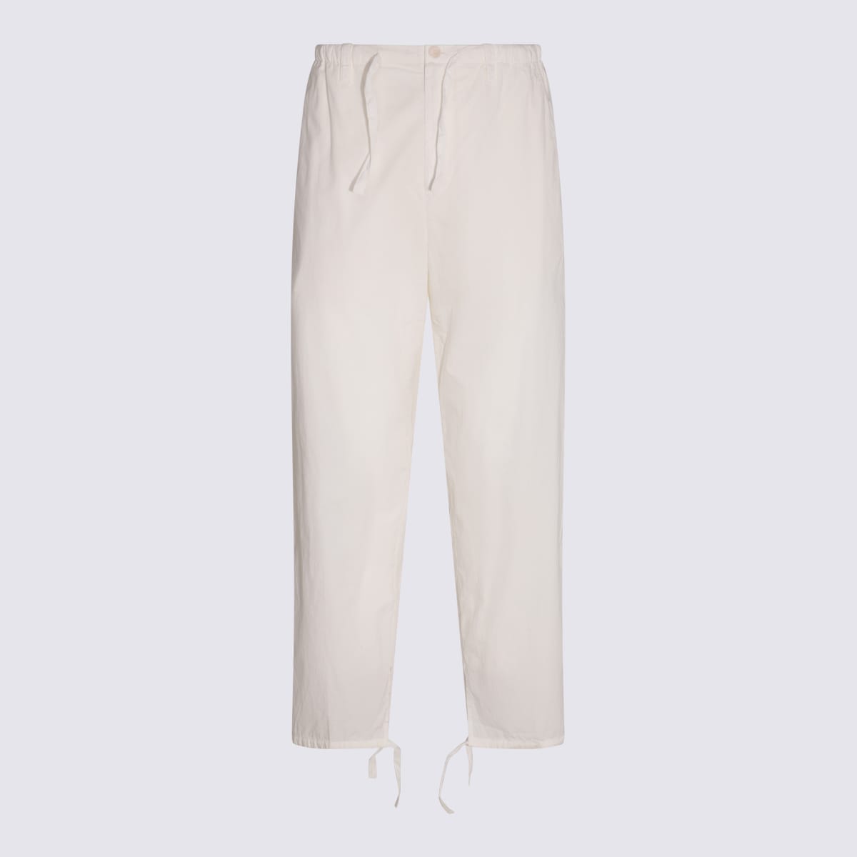 Shop Dries Van Noten White Cotton Pants