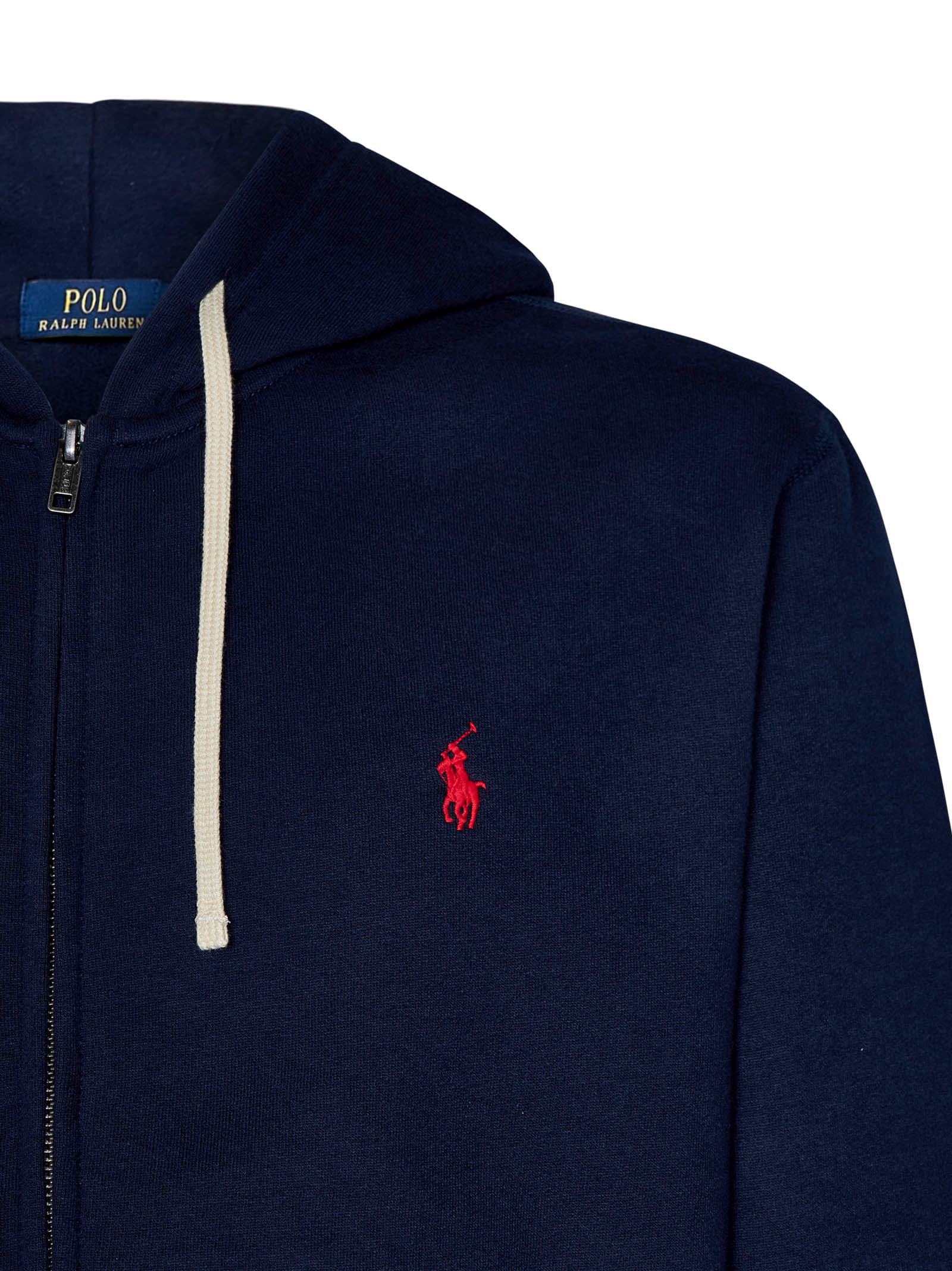 Shop Polo Ralph Lauren Sweatshirt In Blue