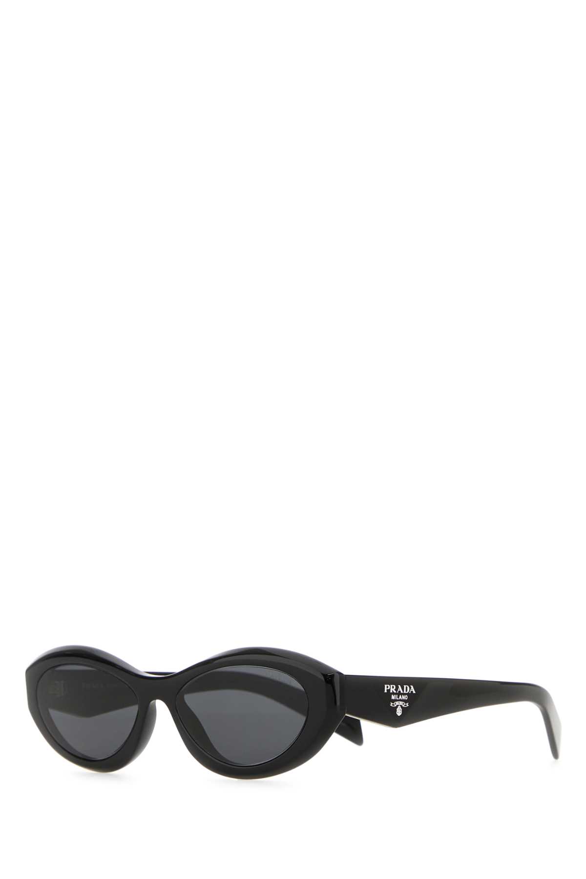 Shop Prada Black Acetate Sunglasses In Lensesardesia