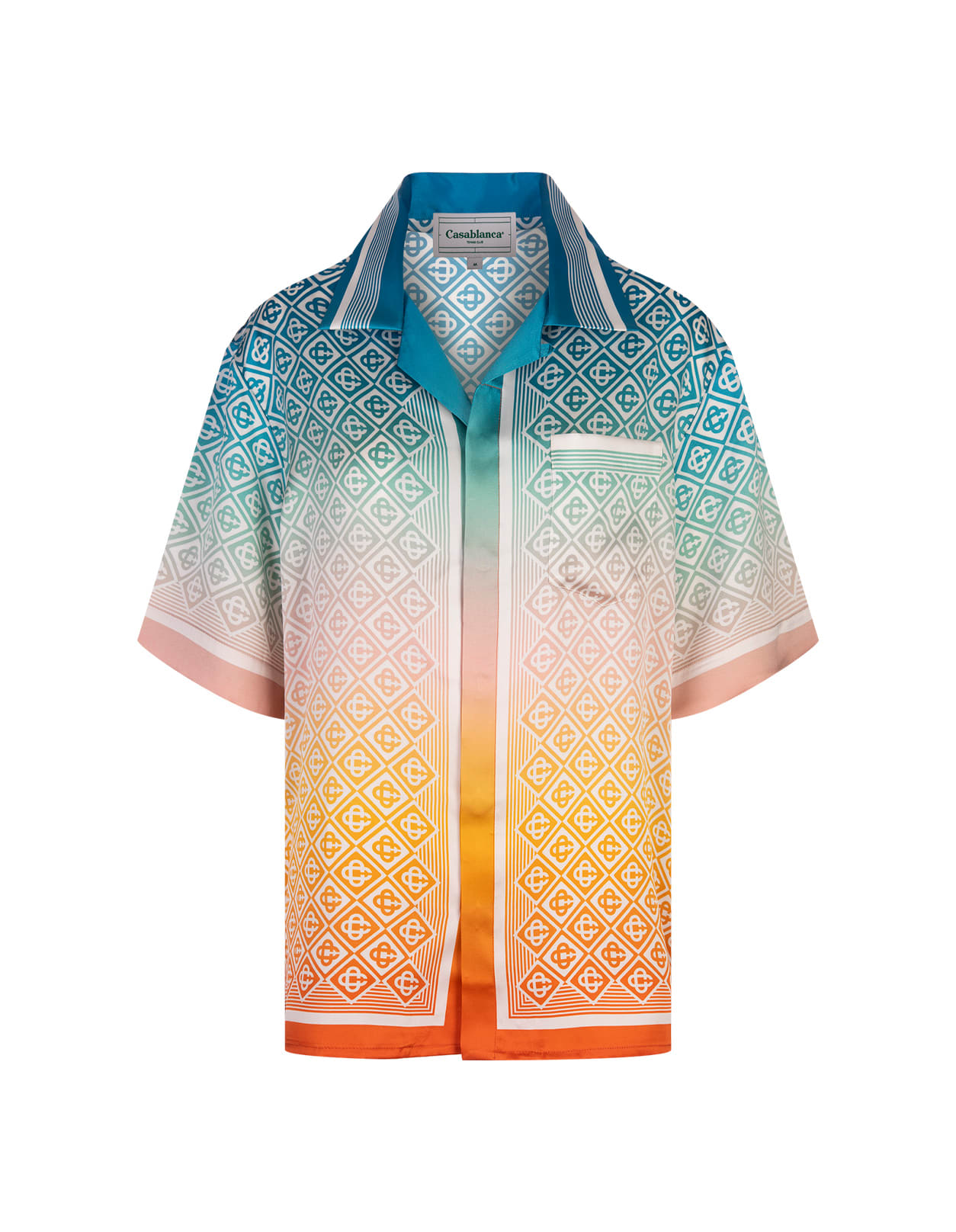 Gradient Monogram Silk Shirt