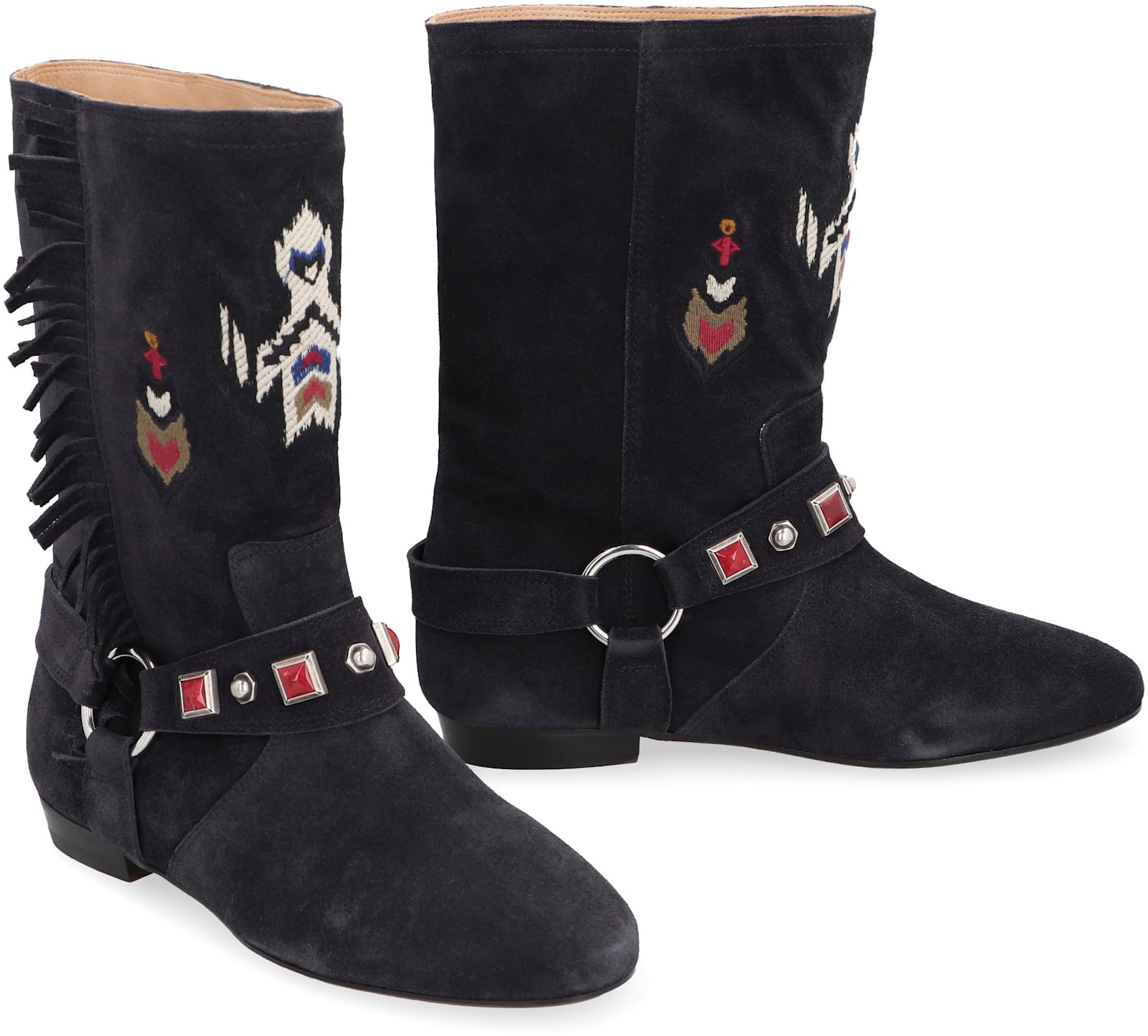 ISABEL MARANT SIANI SUEDE ANKLE BOOTS