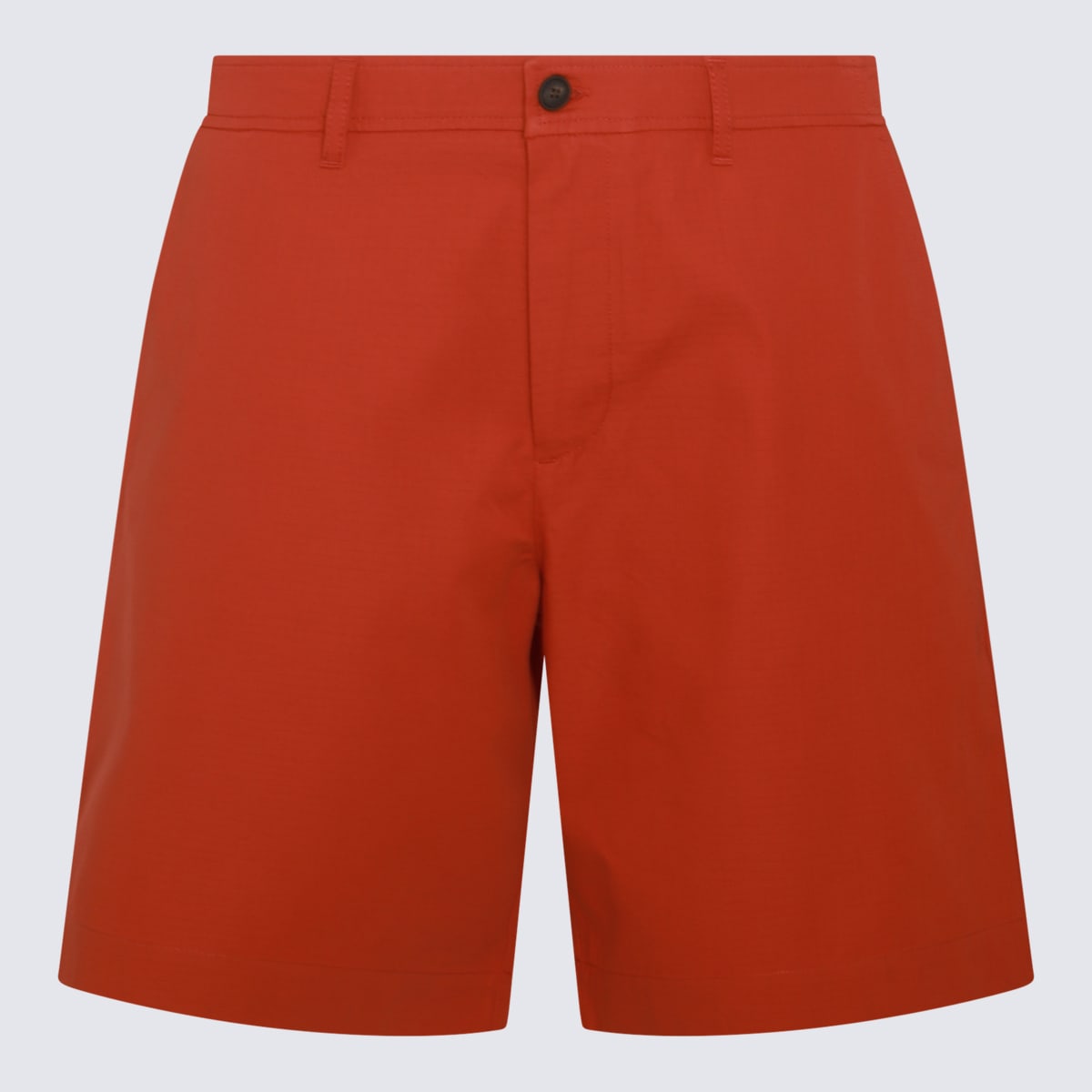 Maison Kitsuné Red Cotton Shorts