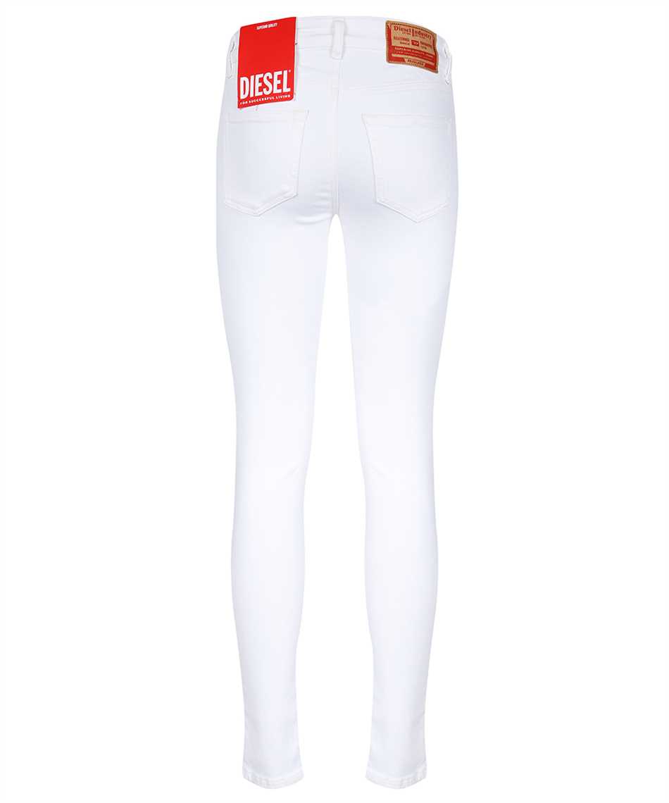 Diesel Super Skinny Jeans In White