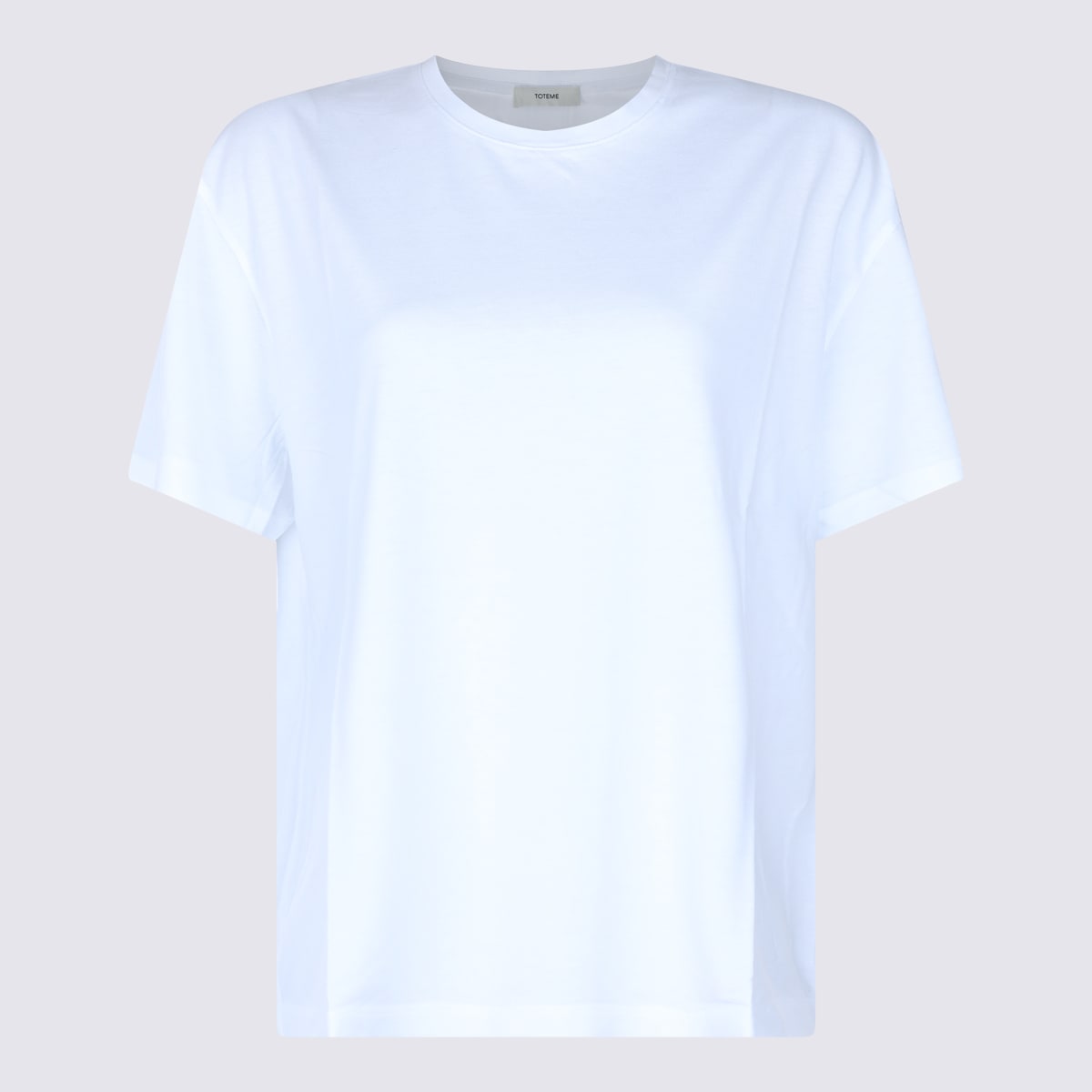 Totême Toteme Women Crew-neck Organic Cotton T-shirt In White