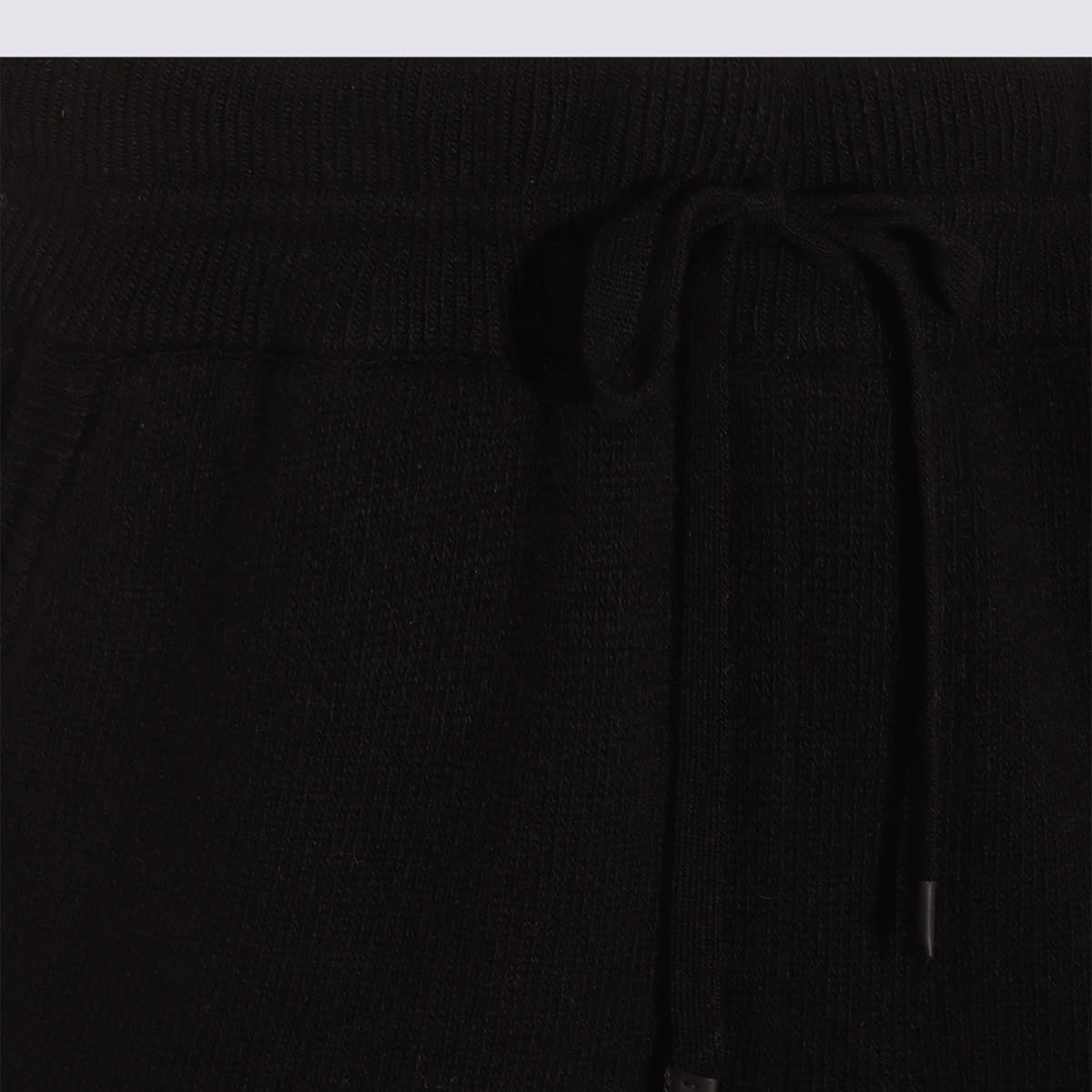 Canali Black Wool Pants In Black