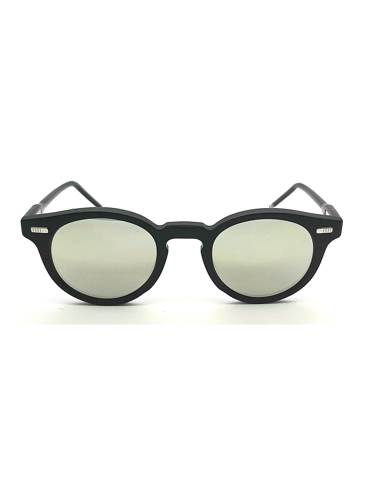 Shop Thom Browne Ues404a/g0002 Sunglasses In Black/charcoal