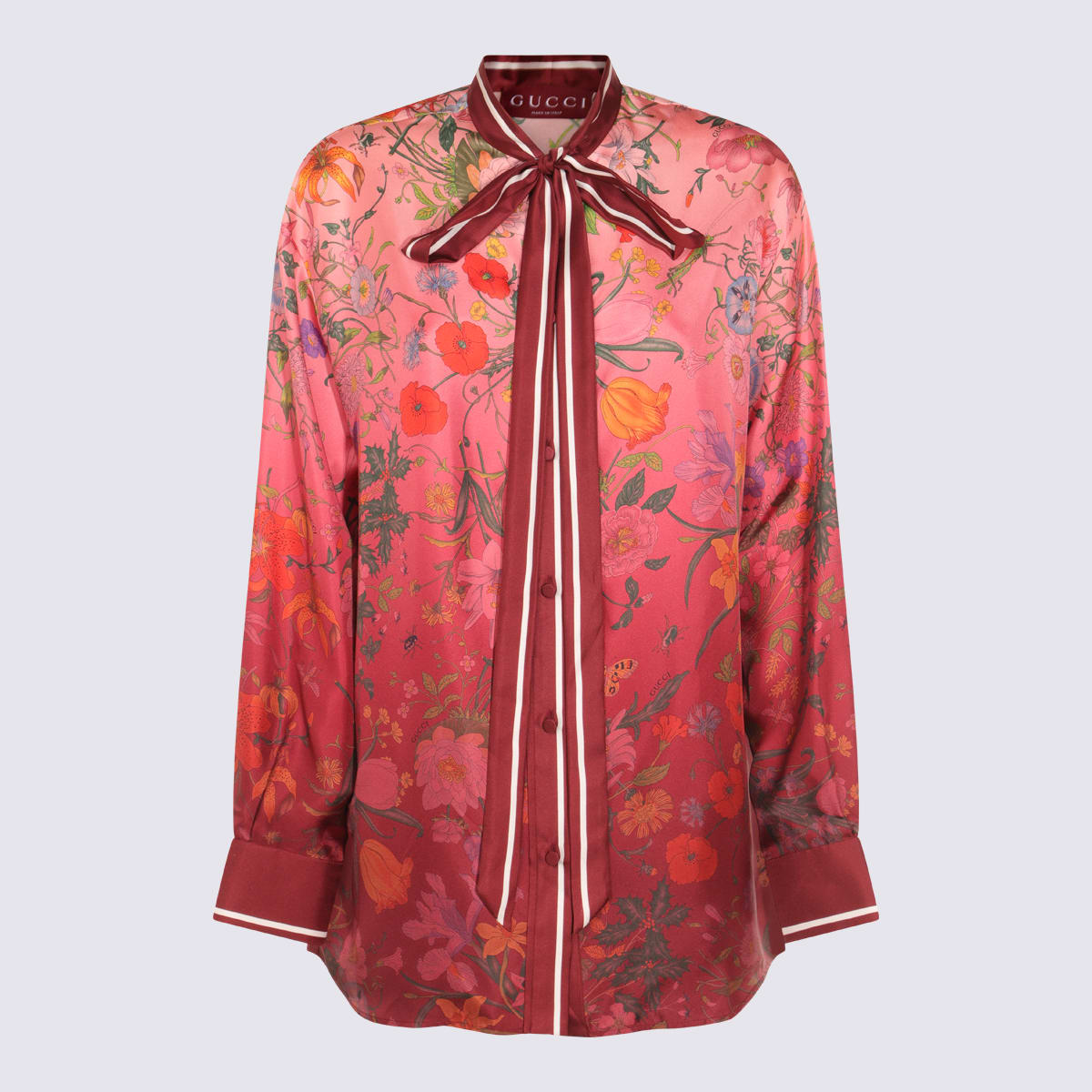 Red Silk Shirt