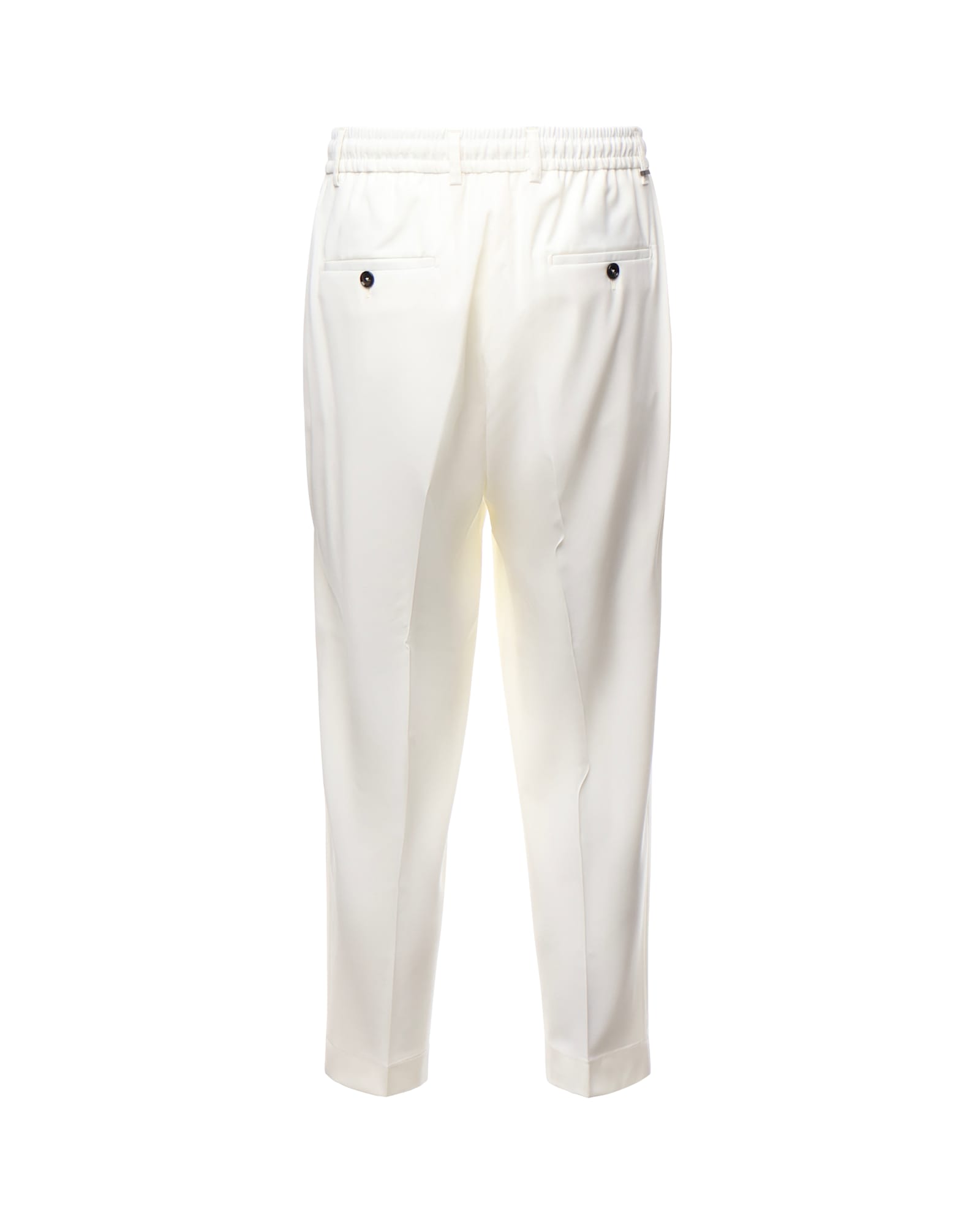 Be Able Tailored Linen Trousers In White