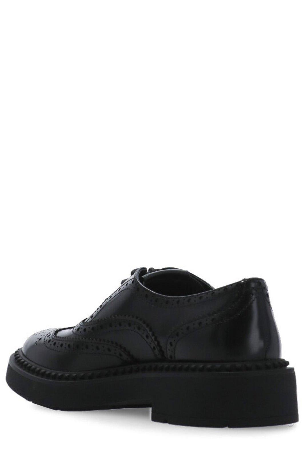 Shop Ash Mercer Oxford Lace-up Shoes In Nero