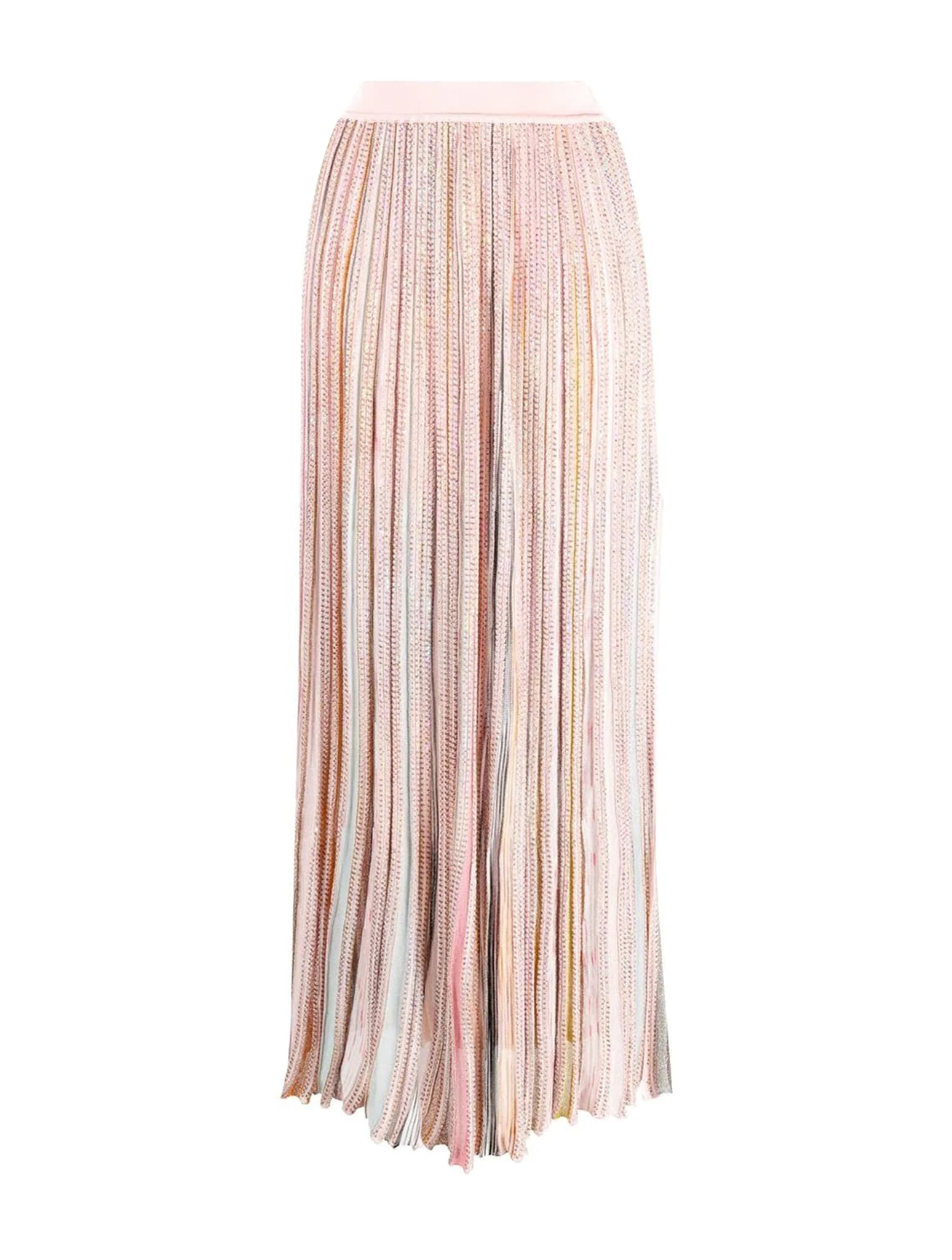 Missoni Glitter-detail Pleated Skirt In Multicolor | ModeSens