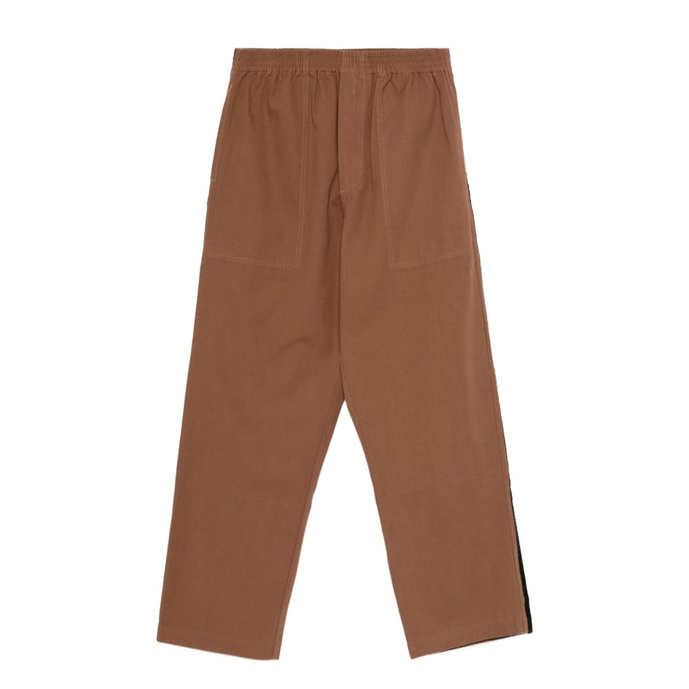 Bode Trim-detail Trousers In Brown