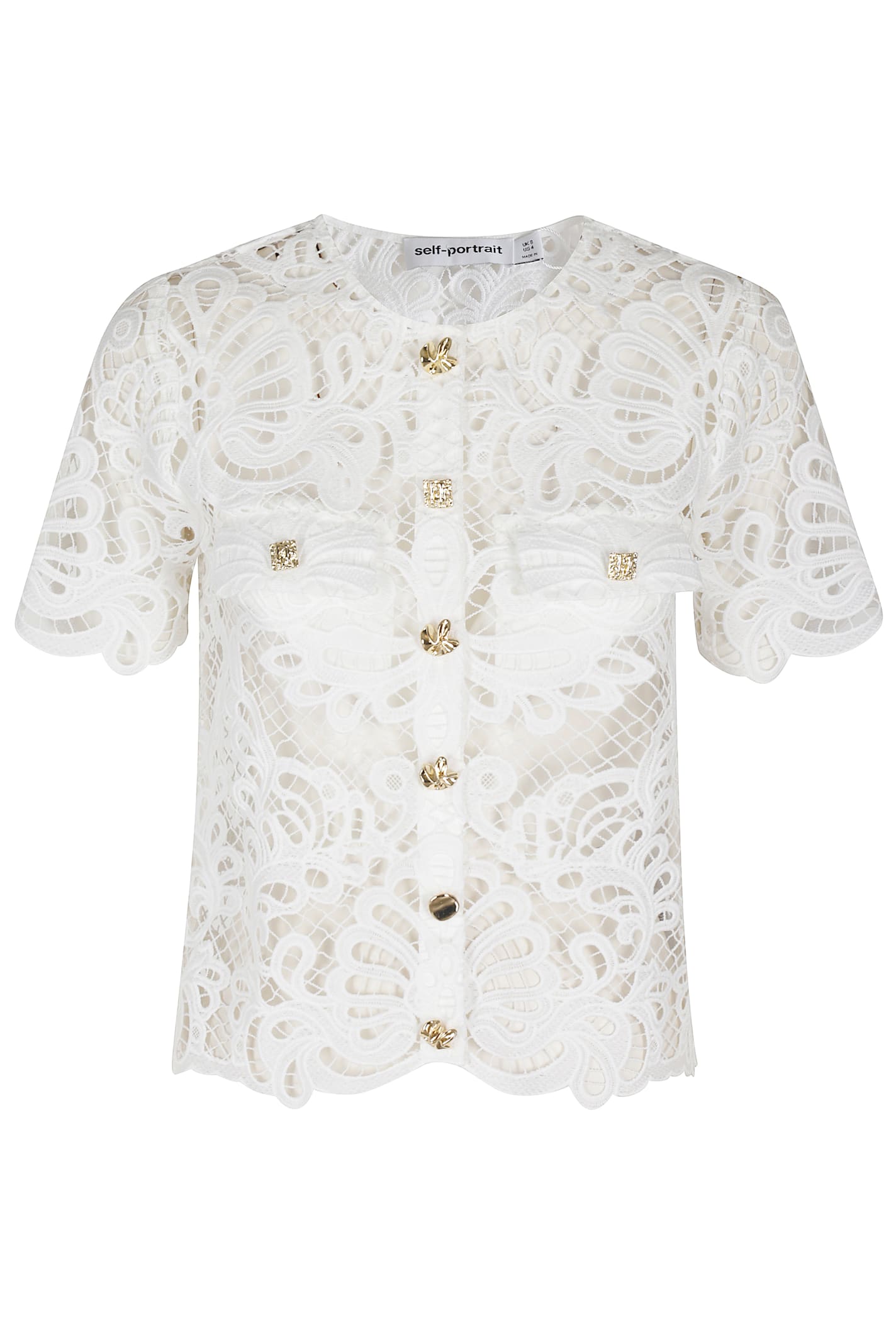 self-portrait Lace Top