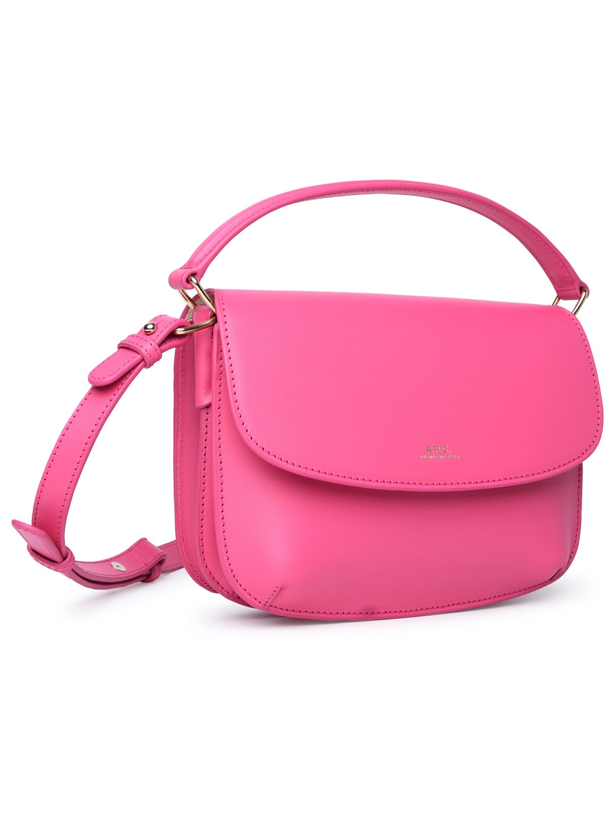 Shop Apc Sarah Mini Shoulder Bag In Fuchsia