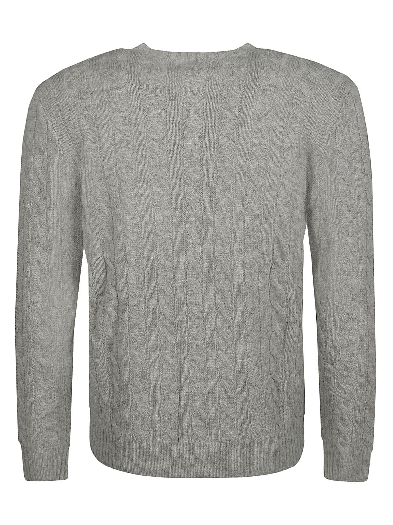 Shop Polo Ralph Lauren Sweater In Fawn Grey Heather