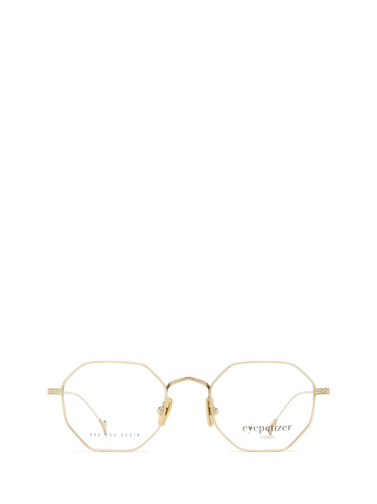 Shop Eyepetizer Hort Opt Rose Gold Glasses
