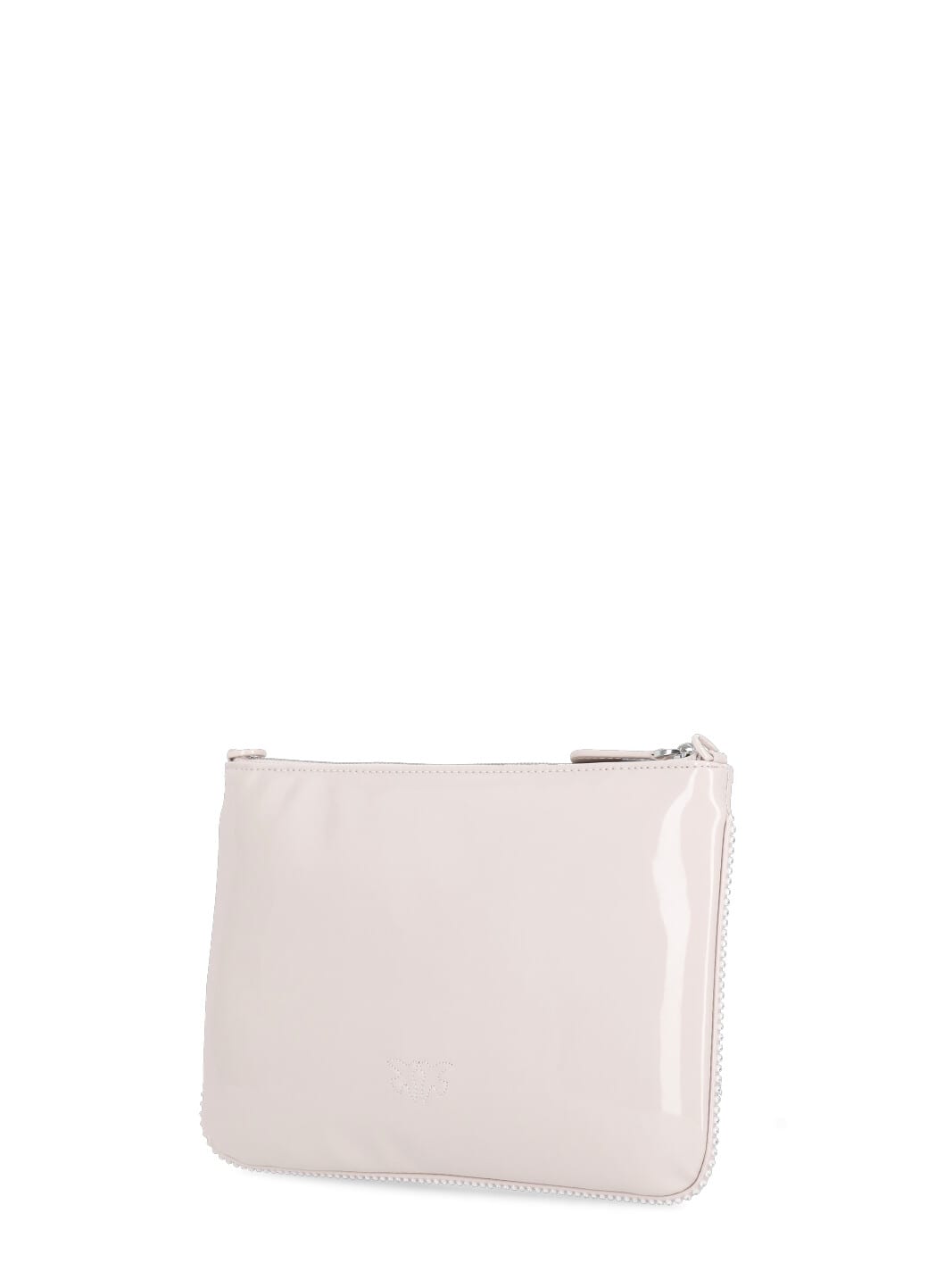 Shop Pinko Flat Classic Pochette In Pink