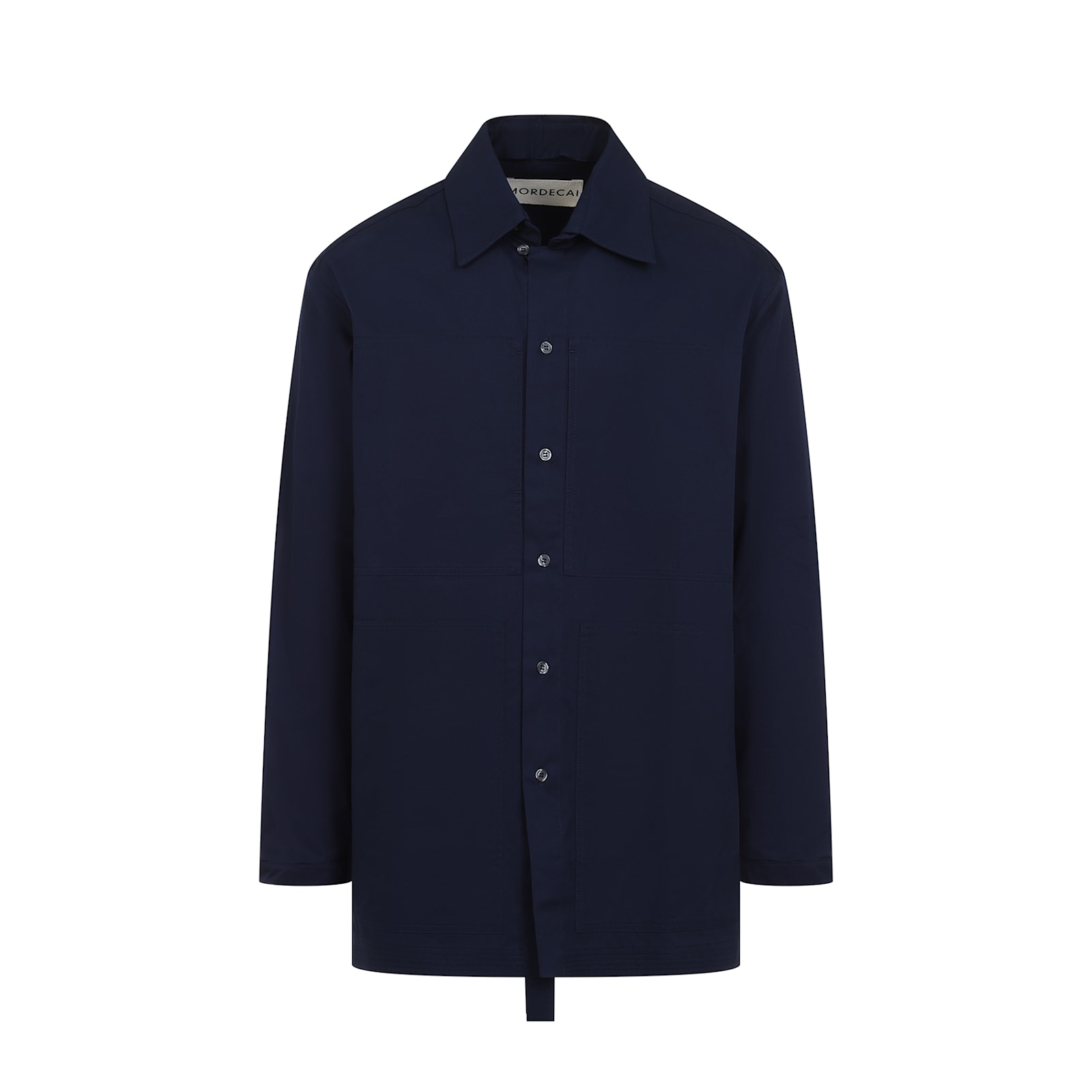 Mordecai Long-sleeved Shirt In Ink Blue
