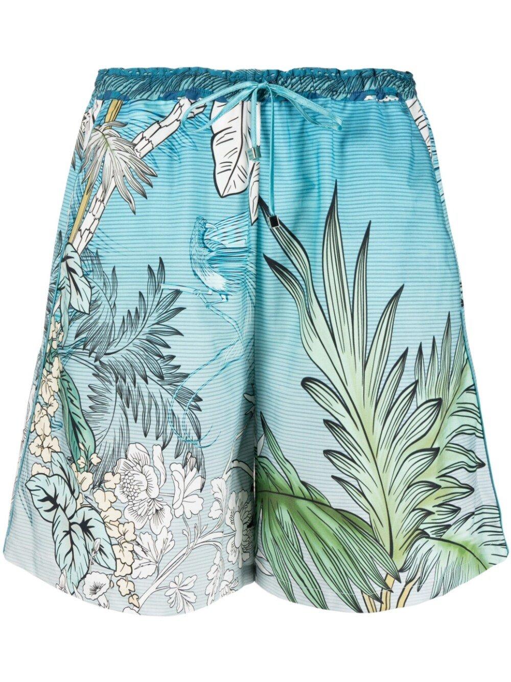 Graphic Print Shorts