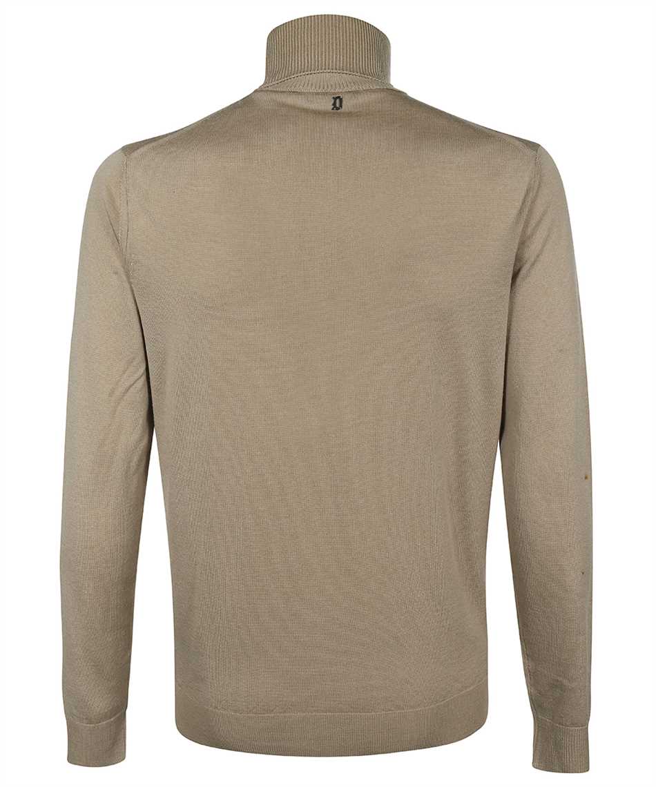 Dondup Wool Turtleneck Sweater In Beige