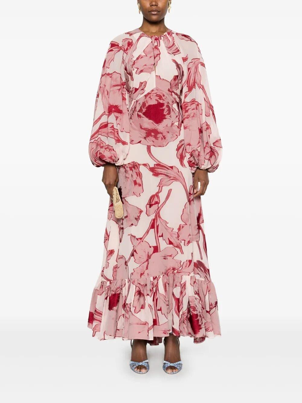LA DOUBLEJ FLORAL MAXI DRESS 