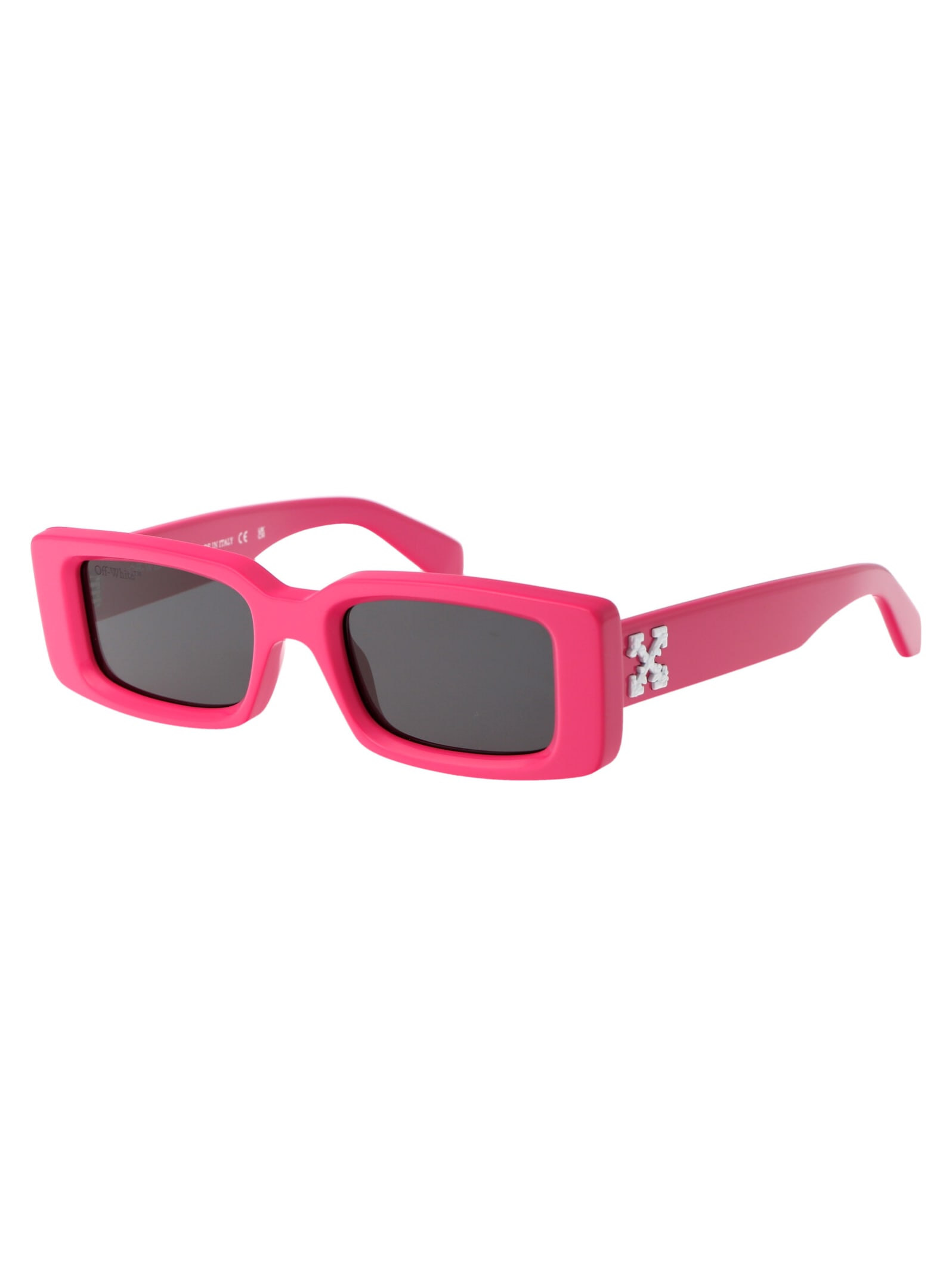 Shop Off-white Arthur Sunglasses In 3007 Pink