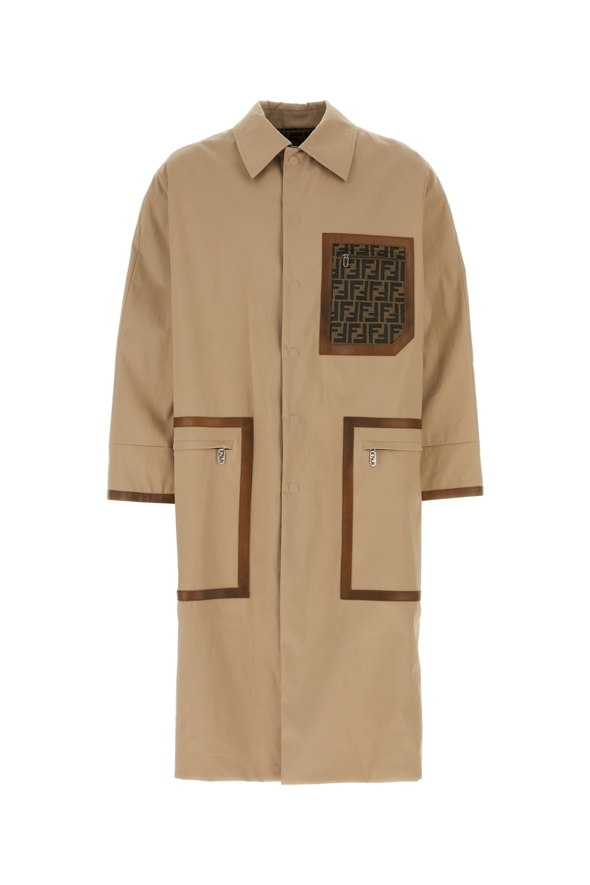 Shop Fendi Trench In Nocearmy