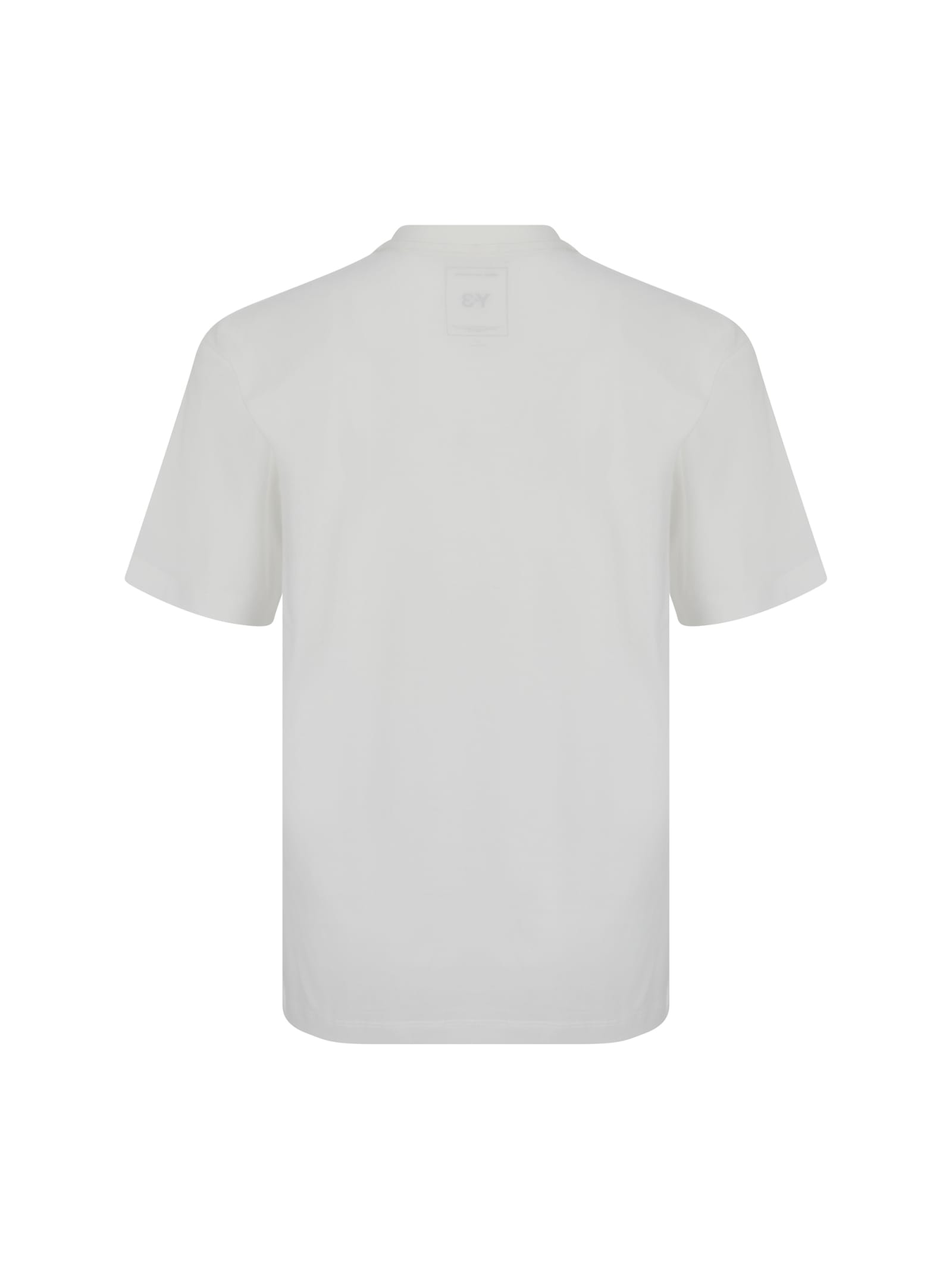 Y-3 Slim Short Sleeve T-shirt In White