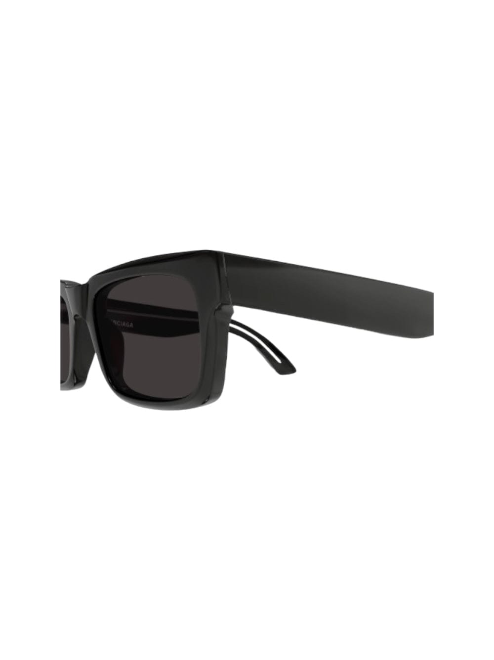 Shop Balenciaga Bb 0345s - Grey Sunglasses