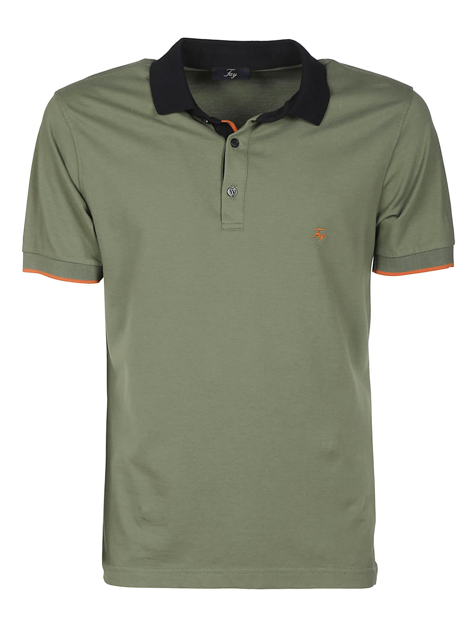 Fay Cottons LOGO EMBROIDERED POLO SHIRT