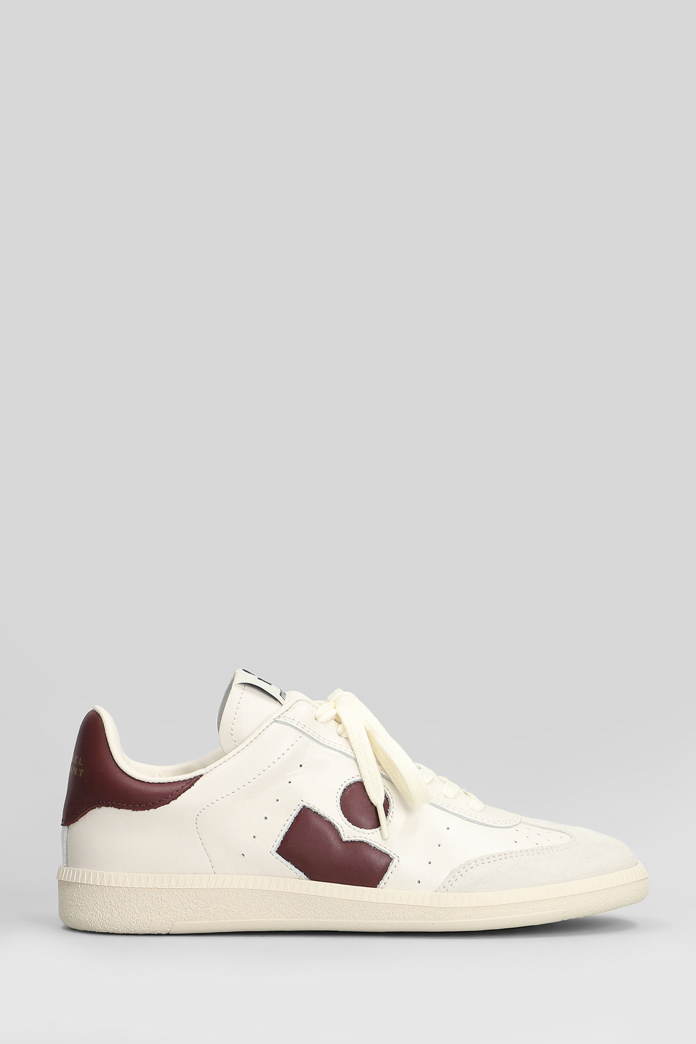 Isabel Marant Bryce Sneakers In White Suede And Leather In Multi